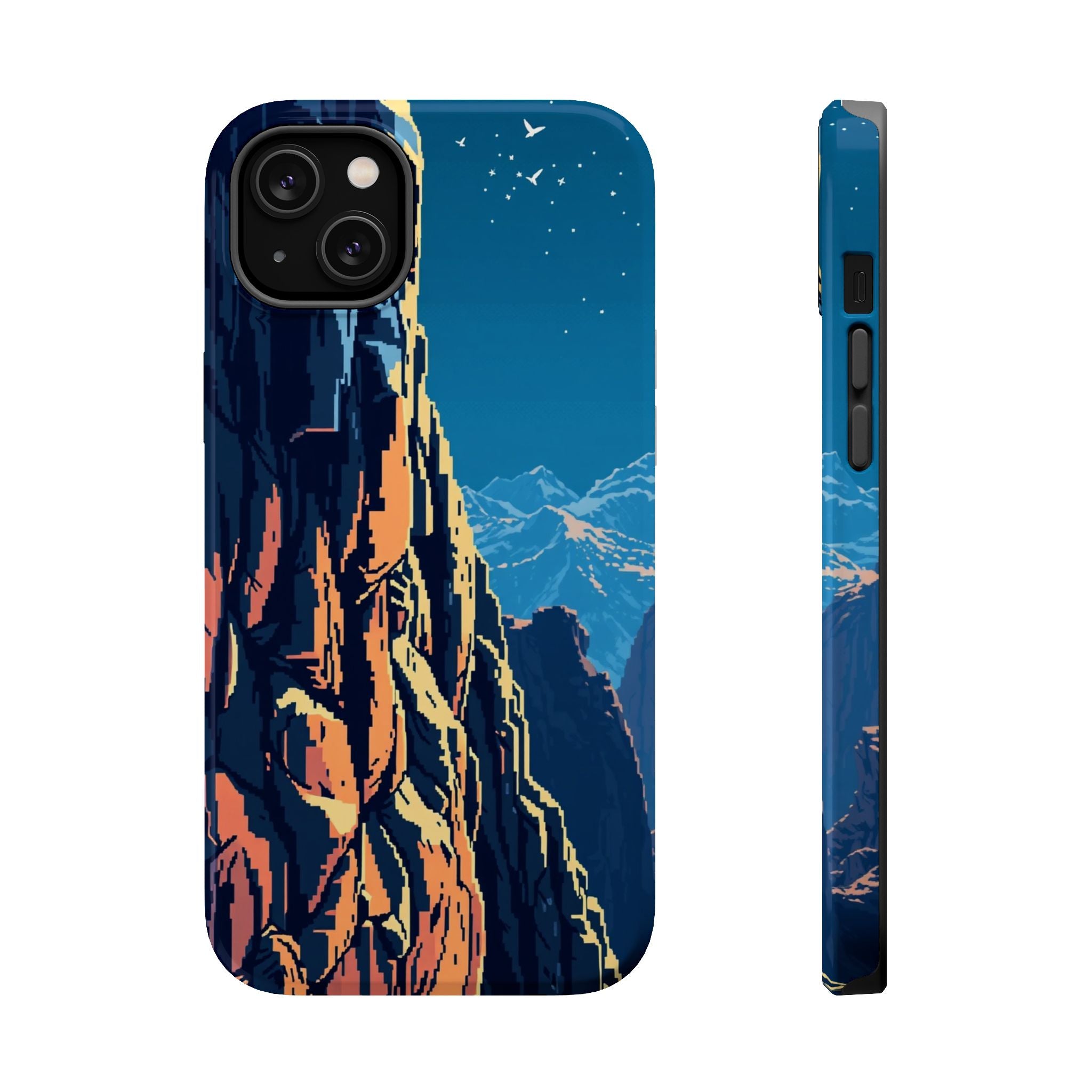 iPhone Midnight Blue And Silver Canyon Wall Slim iPhone Everyday · iPhone Case