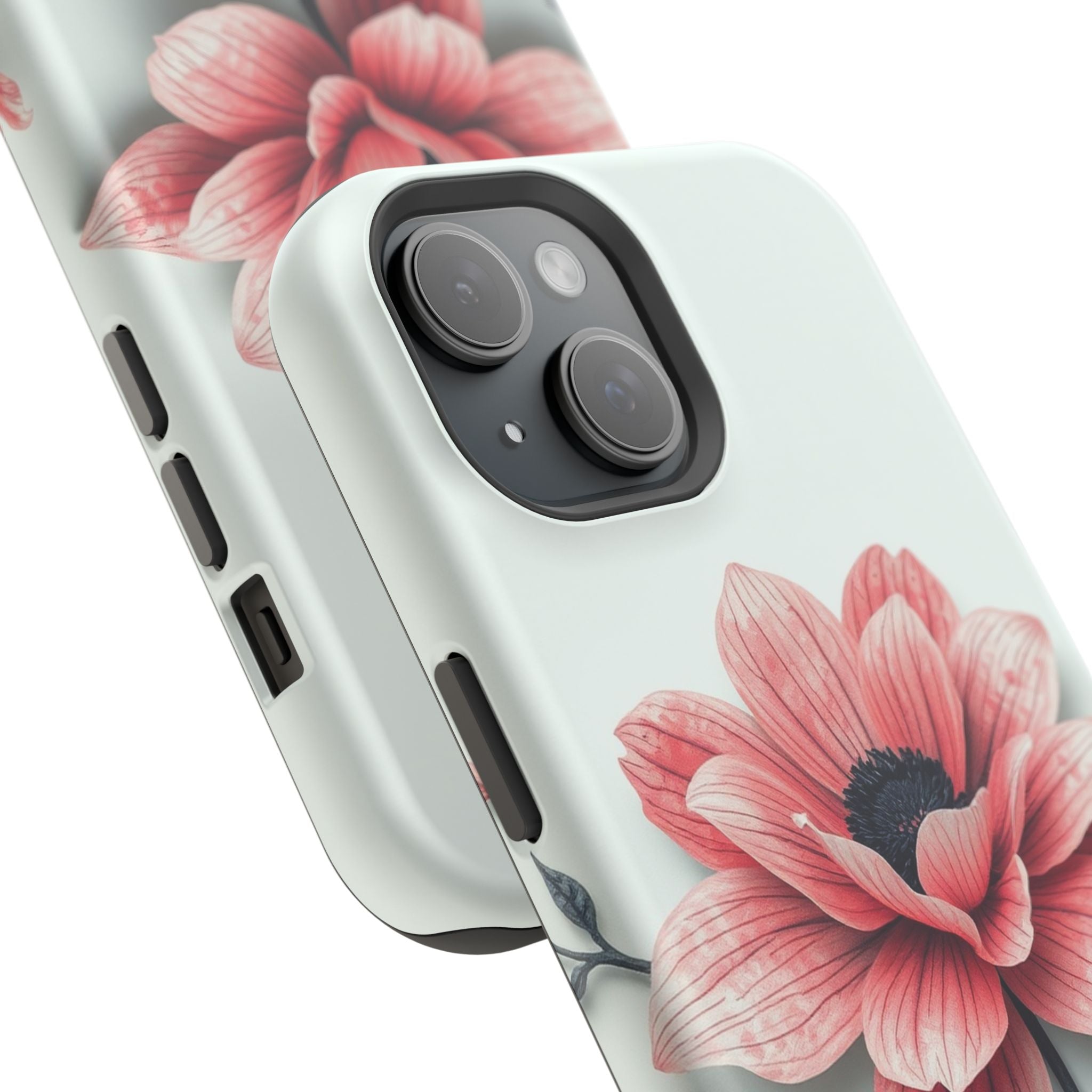 iPhone Dreamy Floral Ink Wash Design Slim Everyday iPhone 12 Designer · iPhone C