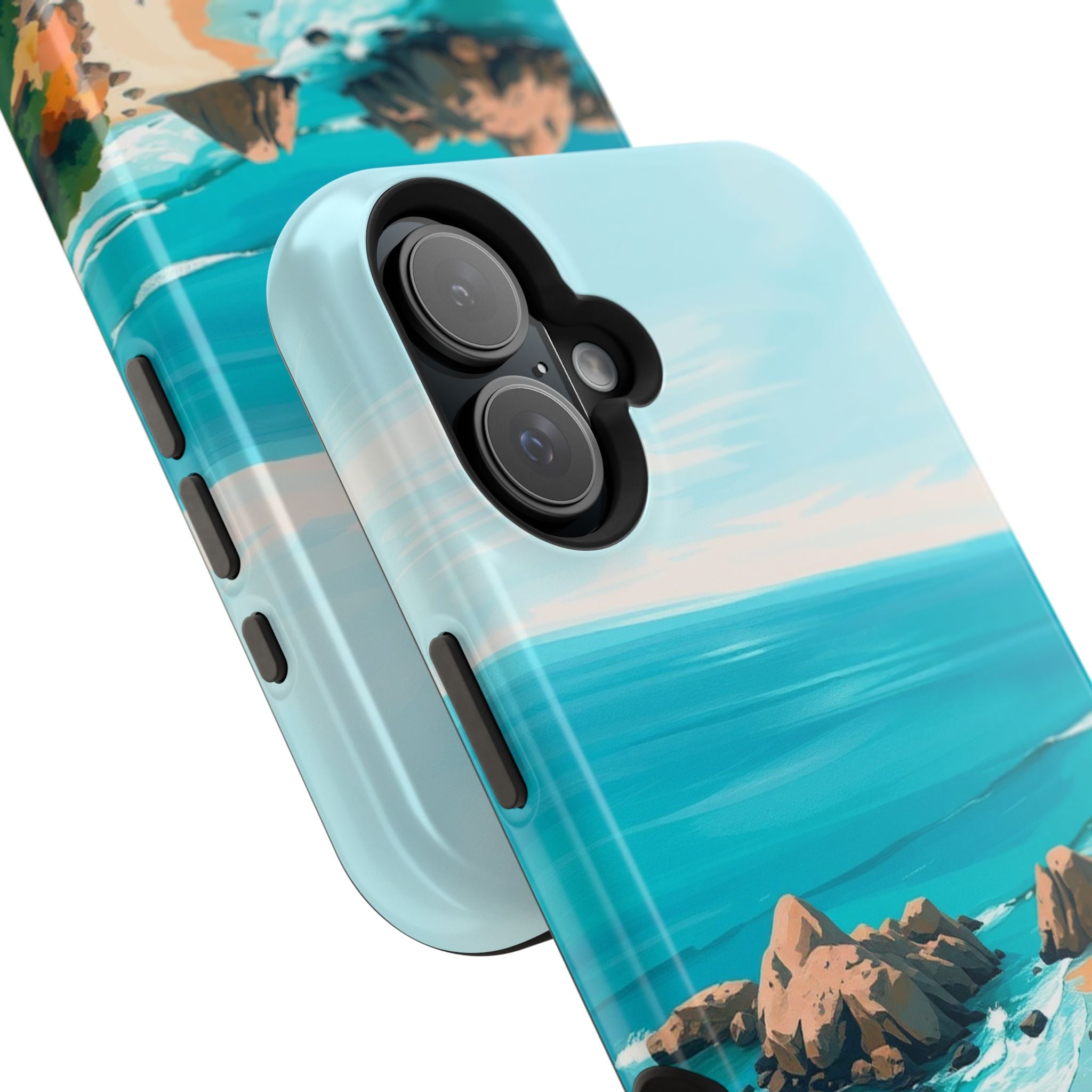iPhone Pebble Beach Cinematic Art Bold Modern Everyday Snap Case · iPhone Case