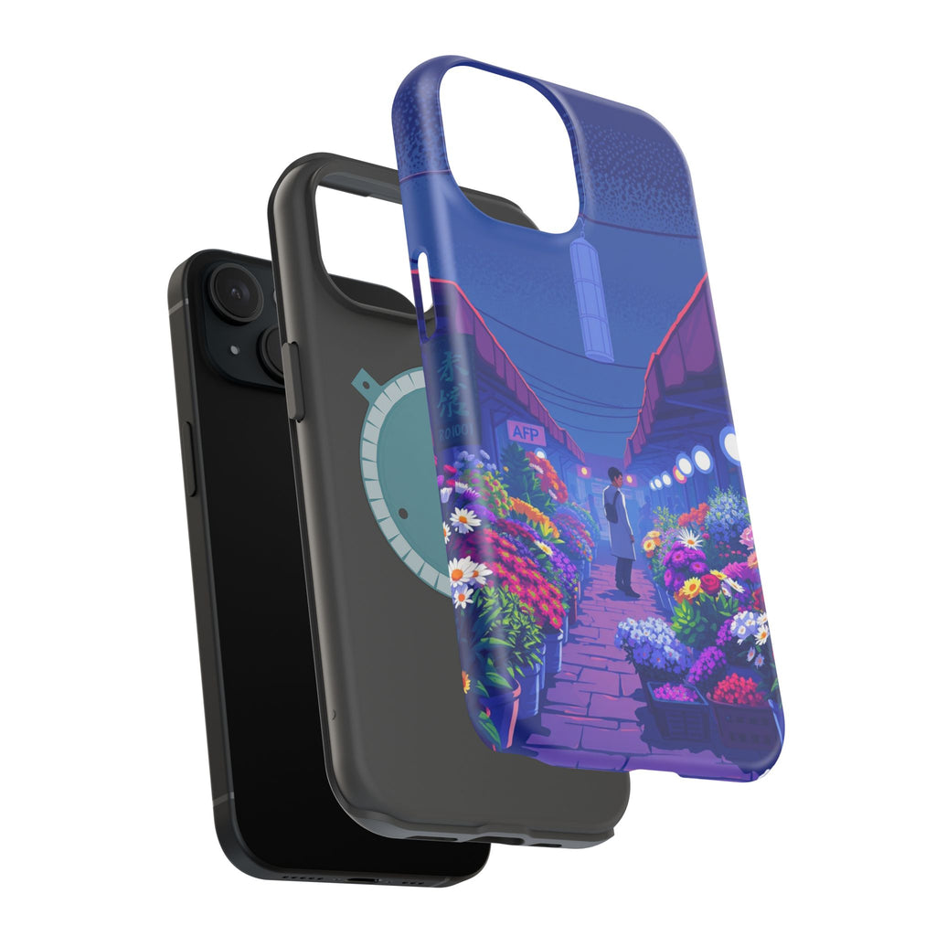 iPhone Flower Market Electric Art Bold Modern Everyday Snap Case · iPhone Case