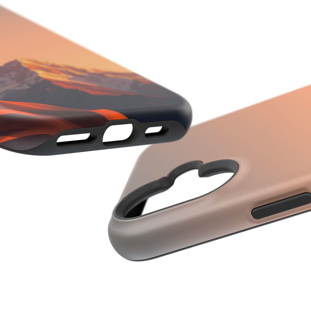 iPhone Mountain at Sunrise Bold Art 10 Slim Everyday Designer Case · iPhone Case