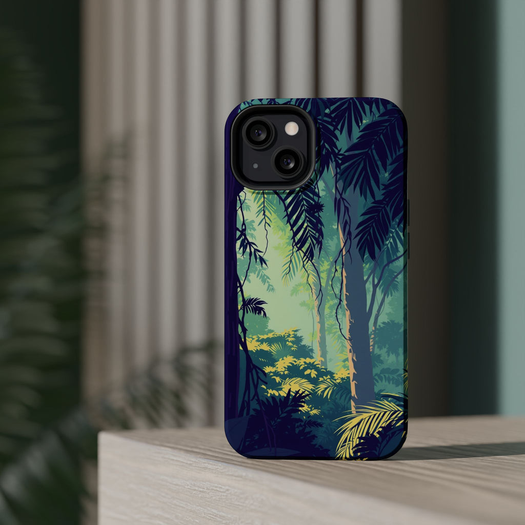 iPhone Mint And Blush Rainforest Canopy Slim Everyday iPhone Designer · iPhone C