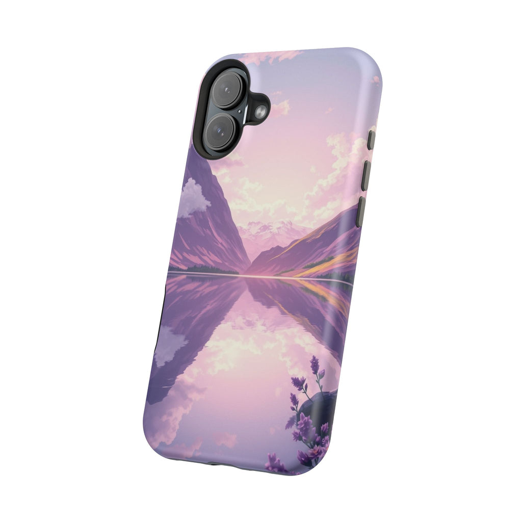 iPhone Lavender And Pearl Fjord Reflection Slim iPhone Everyday · iPhone Case