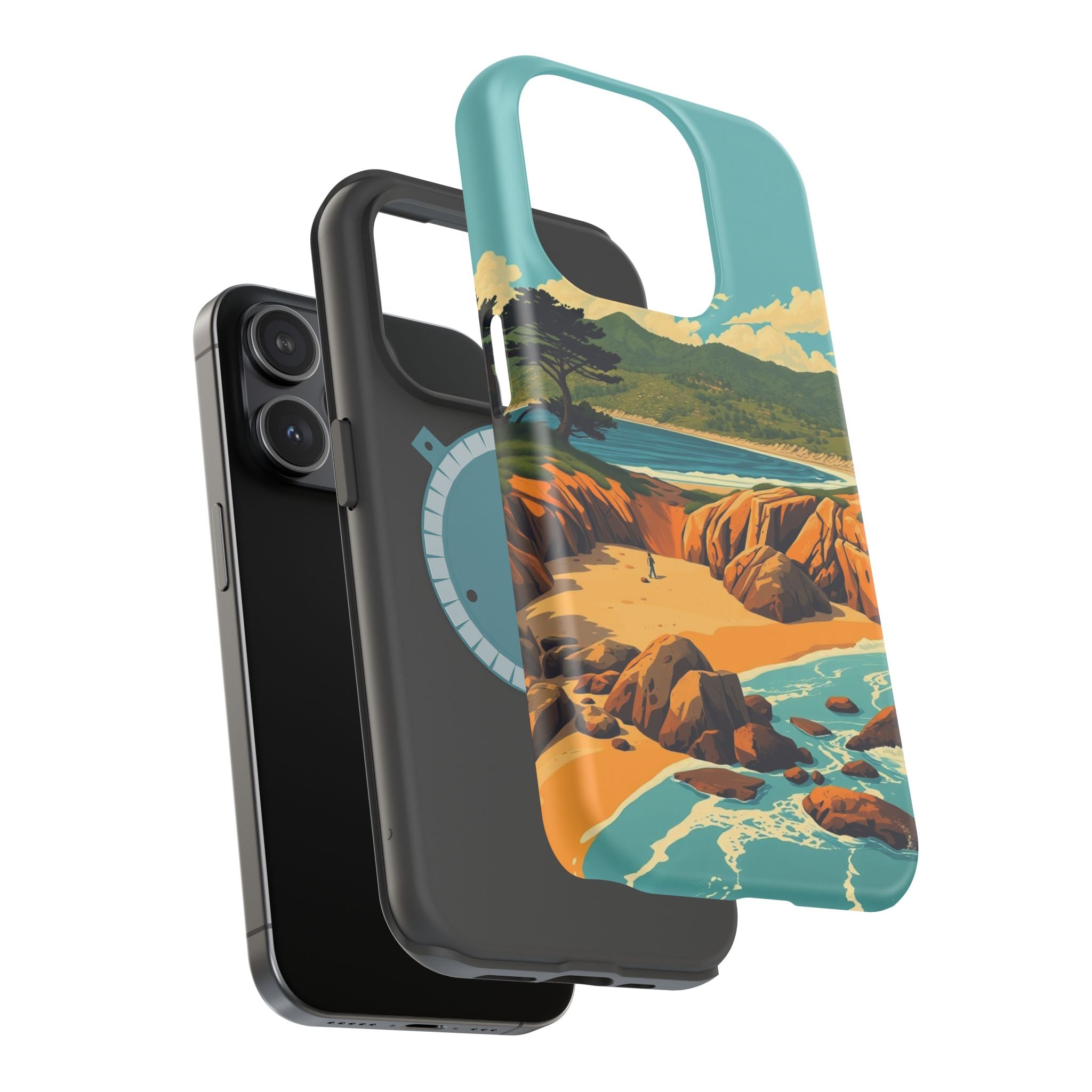 iPhone Pebble Beach Vintage Retro Poster Slim Everyday iPhone Designer · iPhone