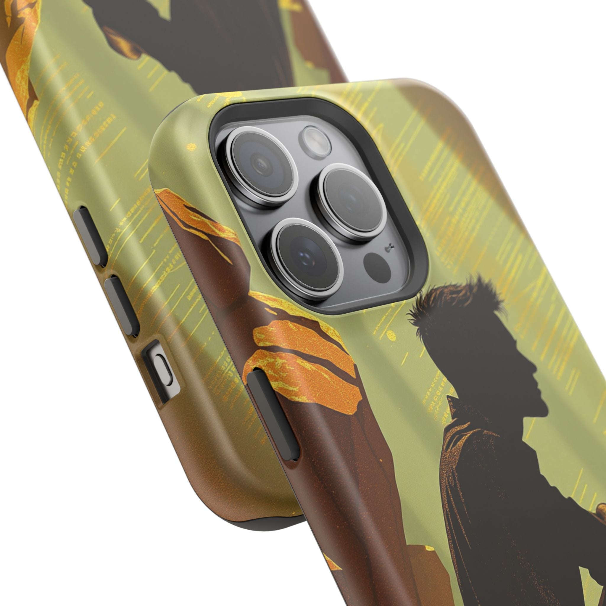iPhone Mustard And Rust Overthinking Again Slim Everyday Designer Case · iPhone