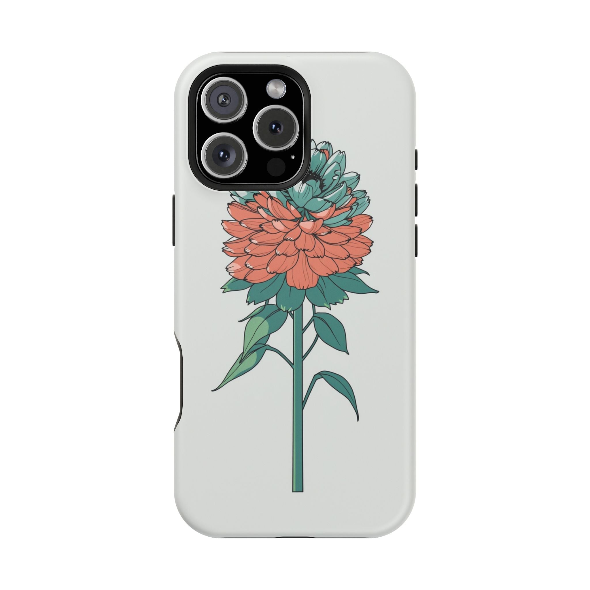 iPhone Serene Ranunculus Stack Design Slim Everyday Designer Case · iPhone Case