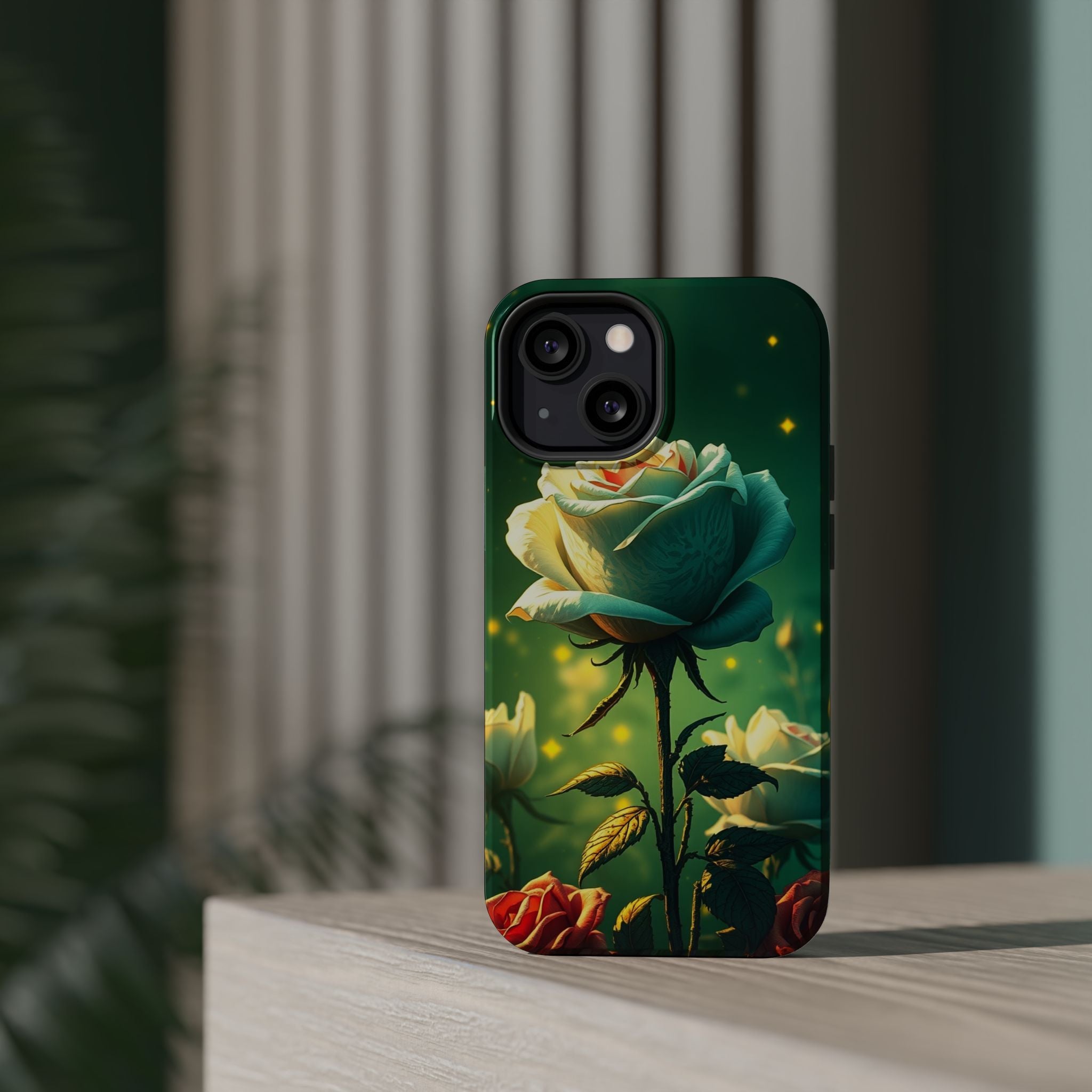 iPhone Earthy Rose Garden Design Bold Modern Everyday Snap Case · iPhone Case