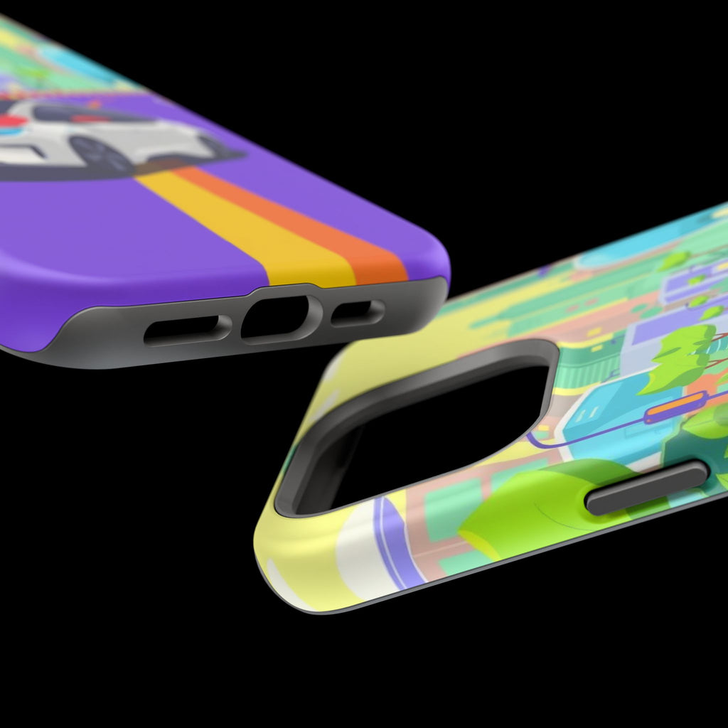iPhone Electric Car Future Kids Fun Phone Case Gift Slim Snap Case · iPhone Case
