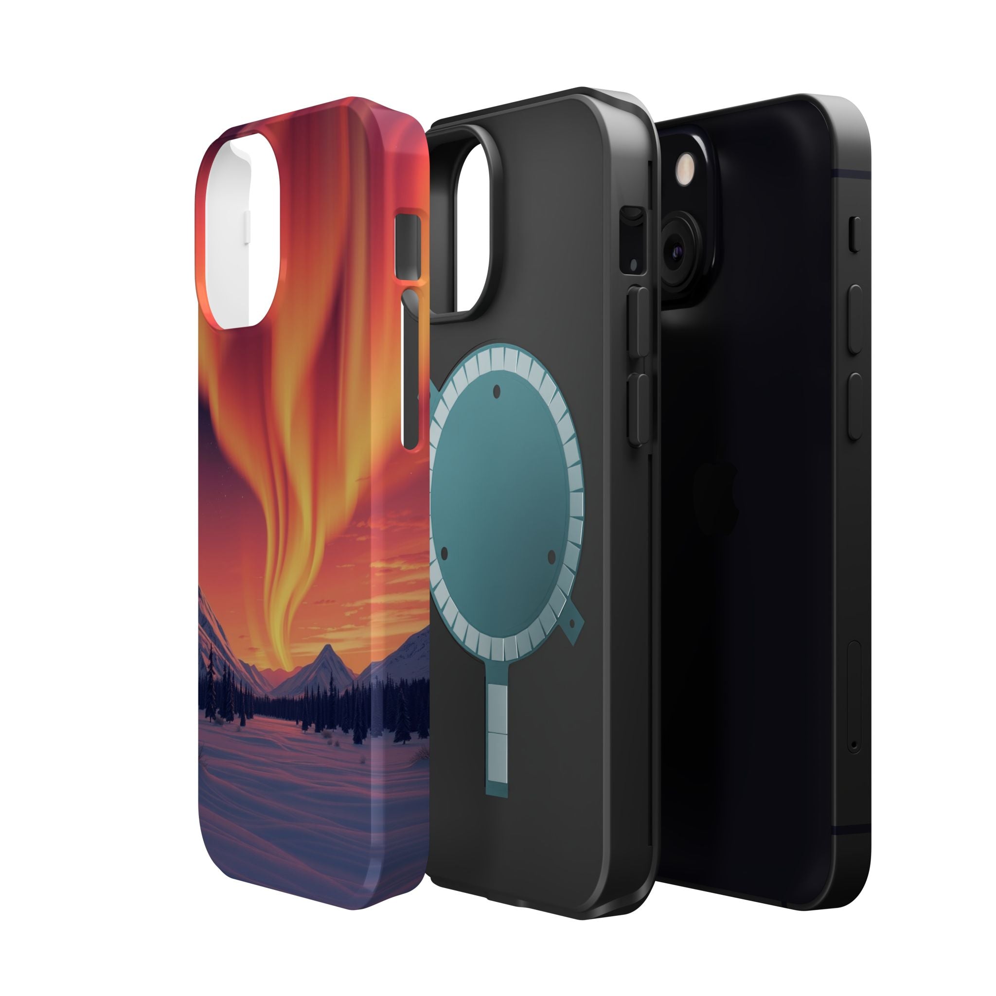 iPhone Sunset Amber And Peach Northern Lights Slim iPhone Everyday · iPhone Case