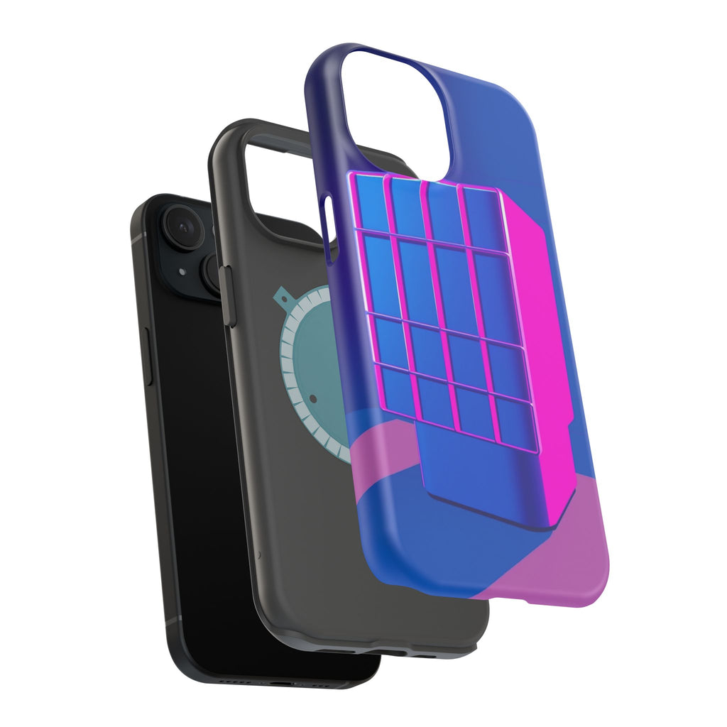 iPhone Earthy 80s Grid Synthwave Design Slim Everyday Designer Case · iPhone Cas