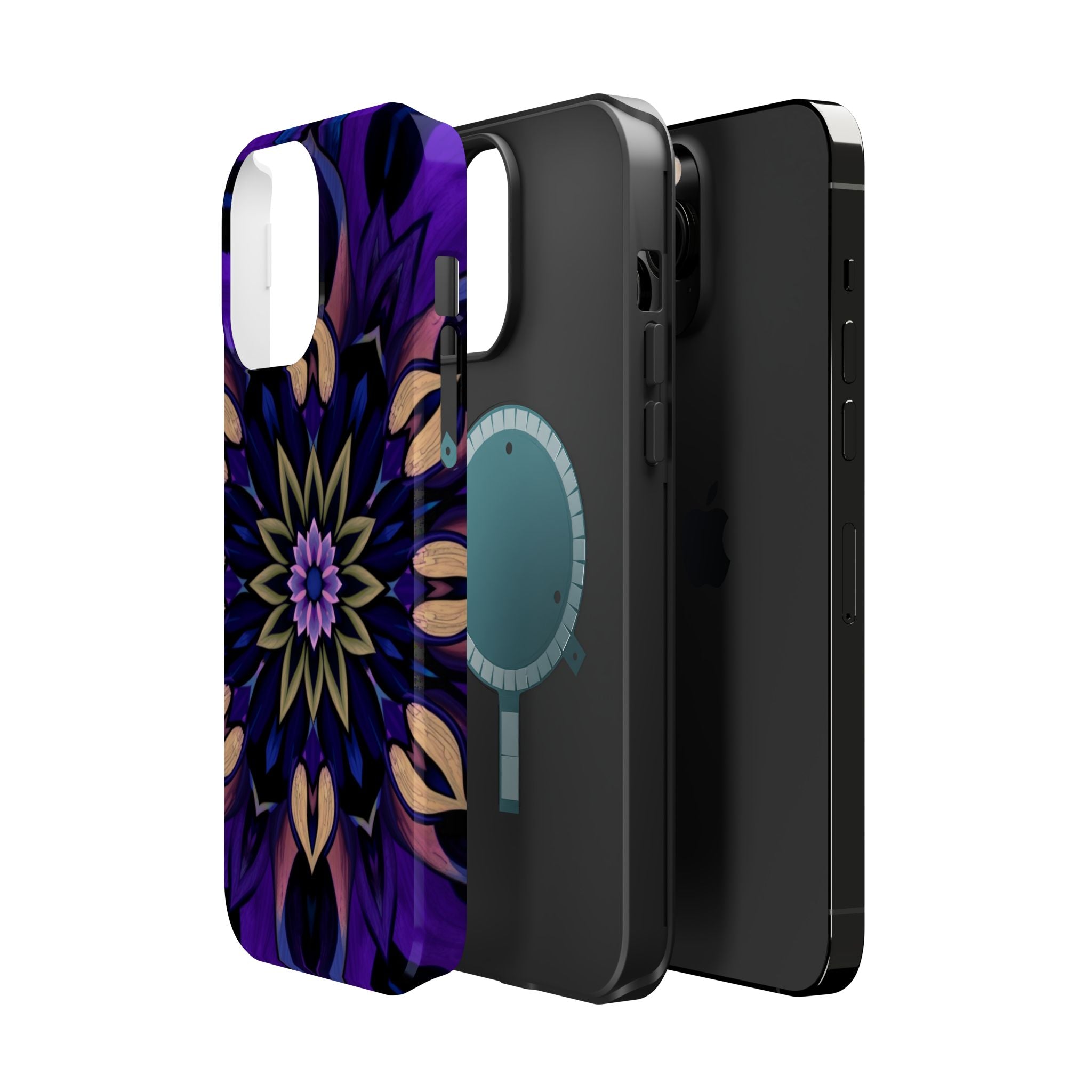 iPhone Floral Mandala Mystic Art Bold Modern Everyday Snap Case · iPhone Case