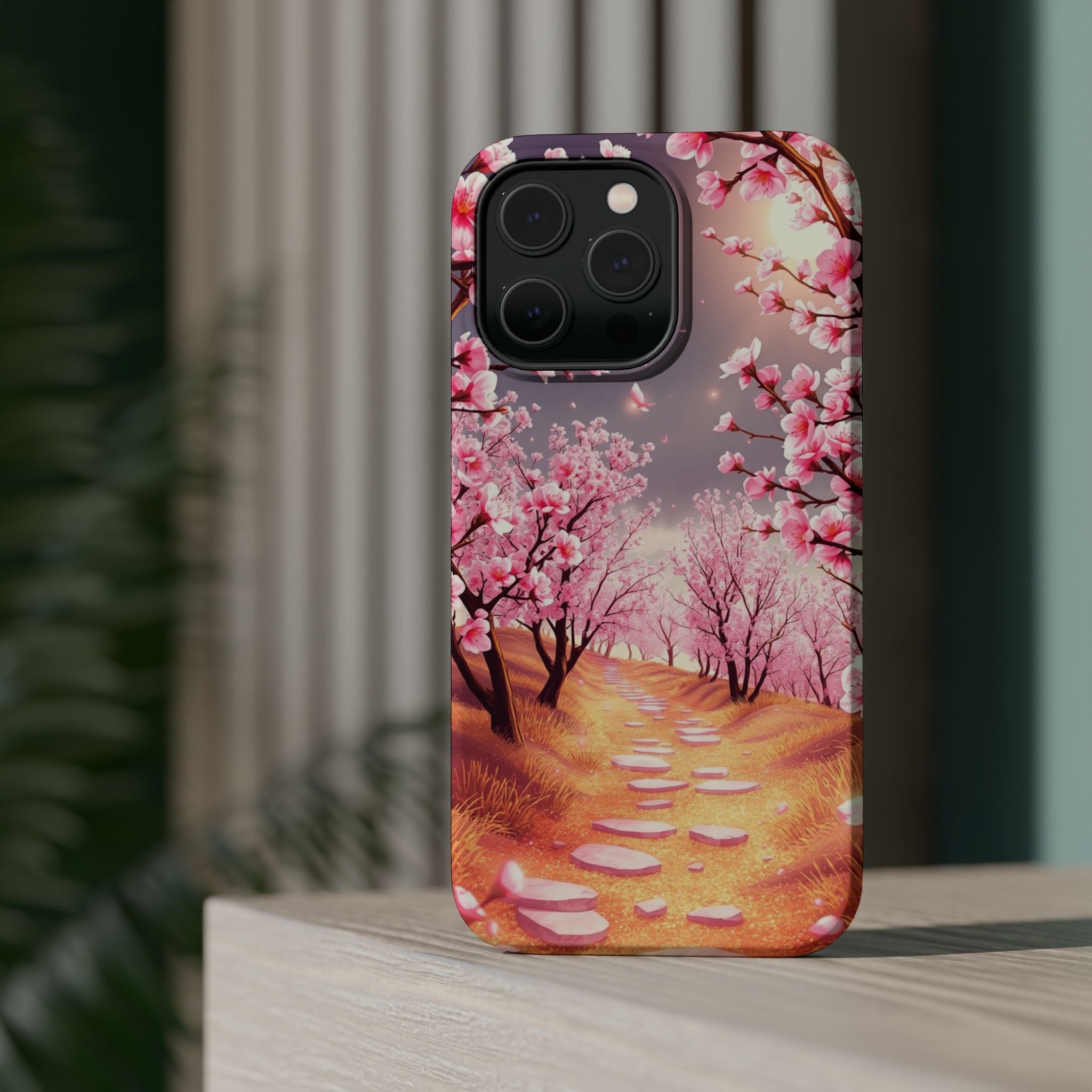 iPhone Dreamy Blossom Trail Design 14 Slim Everyday Designer Case · iPhone Case