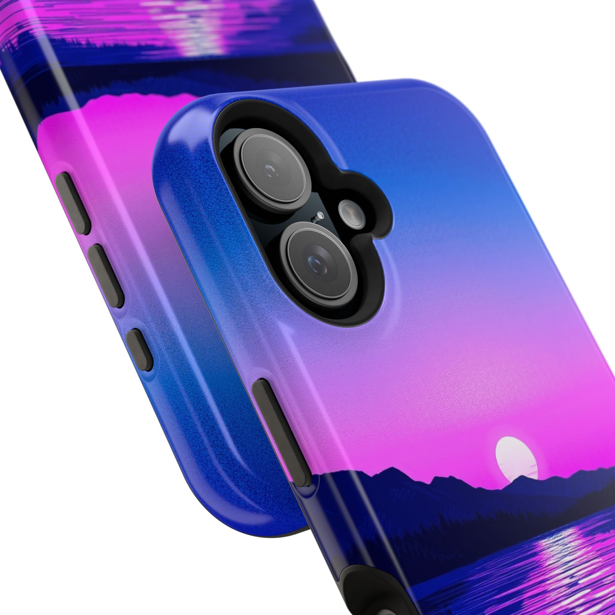 iPhone Indigo And Violet Lake at Twilight Slim iPhone Everyday Designer · iPhone
