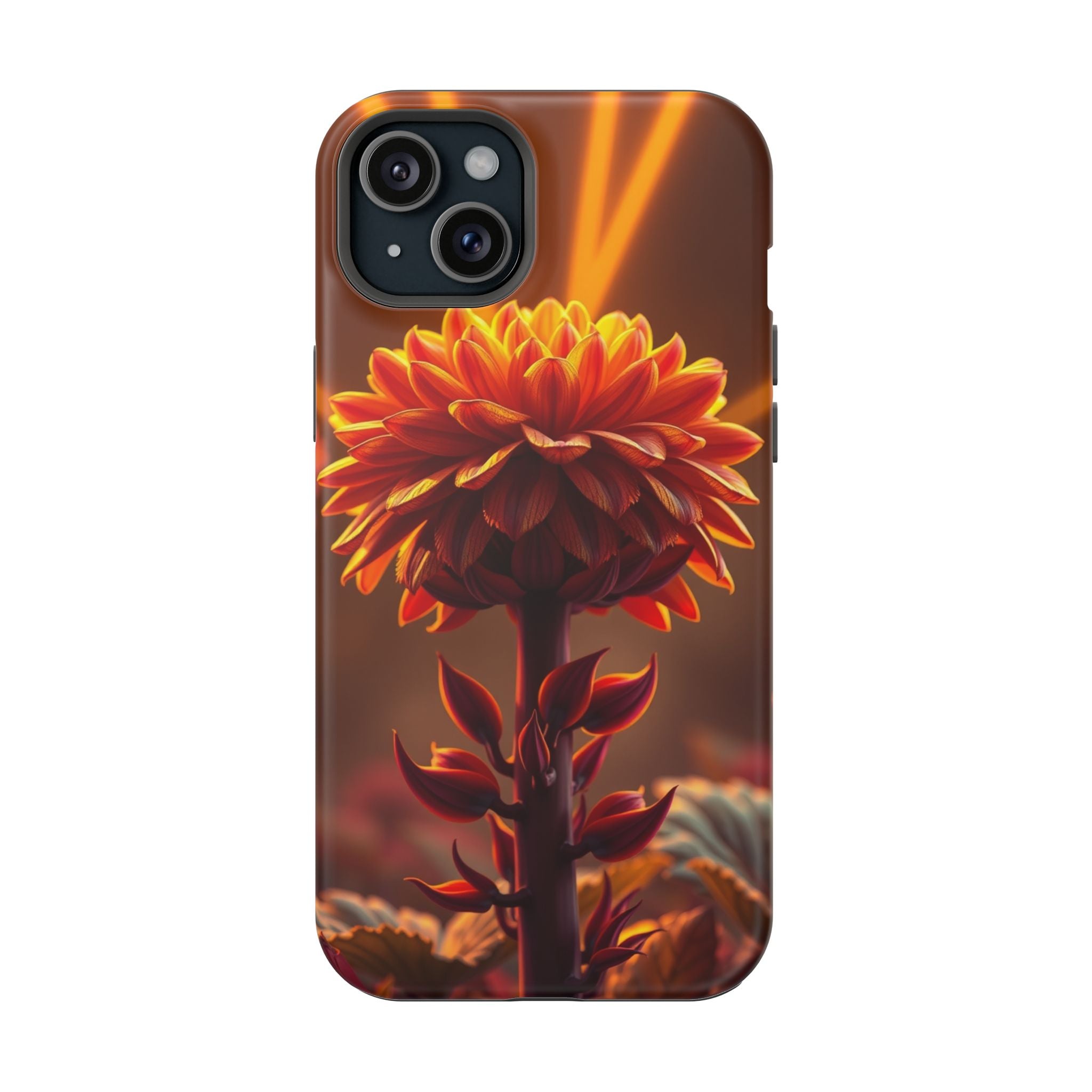 iPhone Mustard And Rust Ranunculus Stack Slim Everyday iPhone Designer · iPhone
