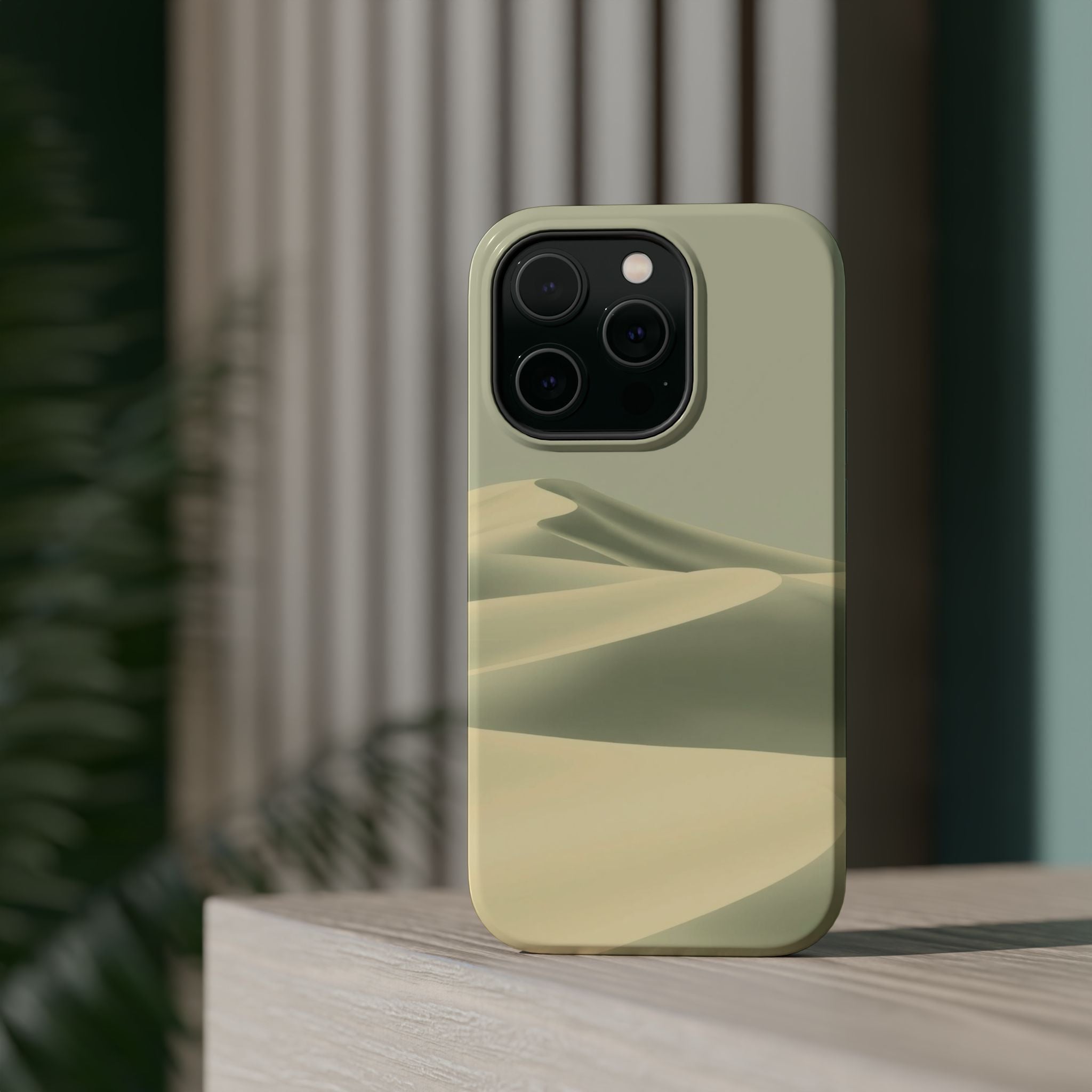 iPhone Sage And Ivory Desert Dunes Bold Modern Everyday Snap Case · iPhone Case