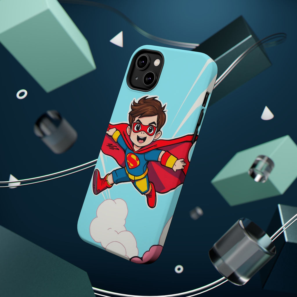 iPhone Kid Superhero Flying Kids Fun iPhone Phone Case Gift Slim · iPhone Case