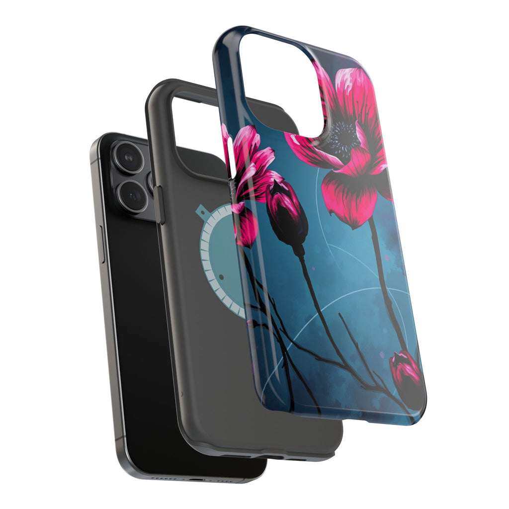 iPhone Floral Ink Wash Bold Art Slim Everyday Designer Case · iPhone Case
