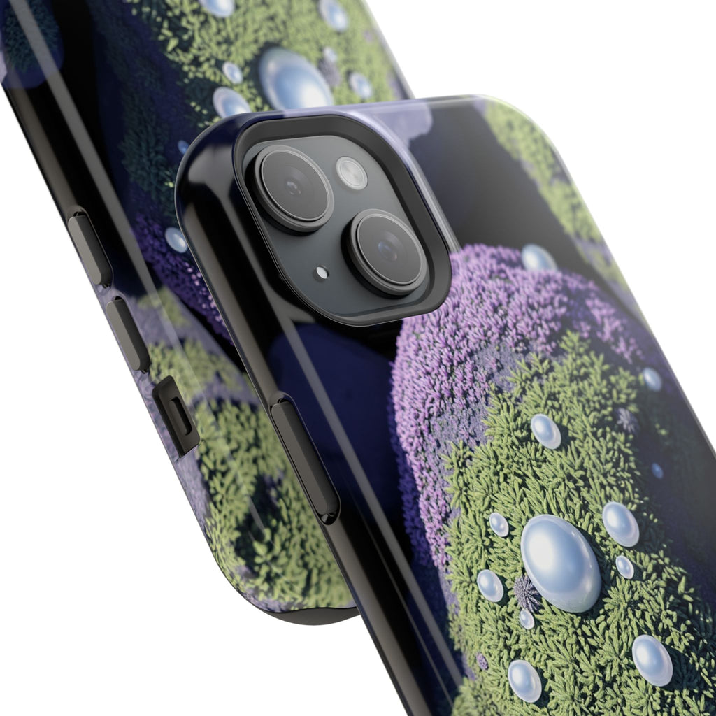 iPhone Moss Covered Rocks Electric Art Slim Everyday Designer Case · iPhone Case