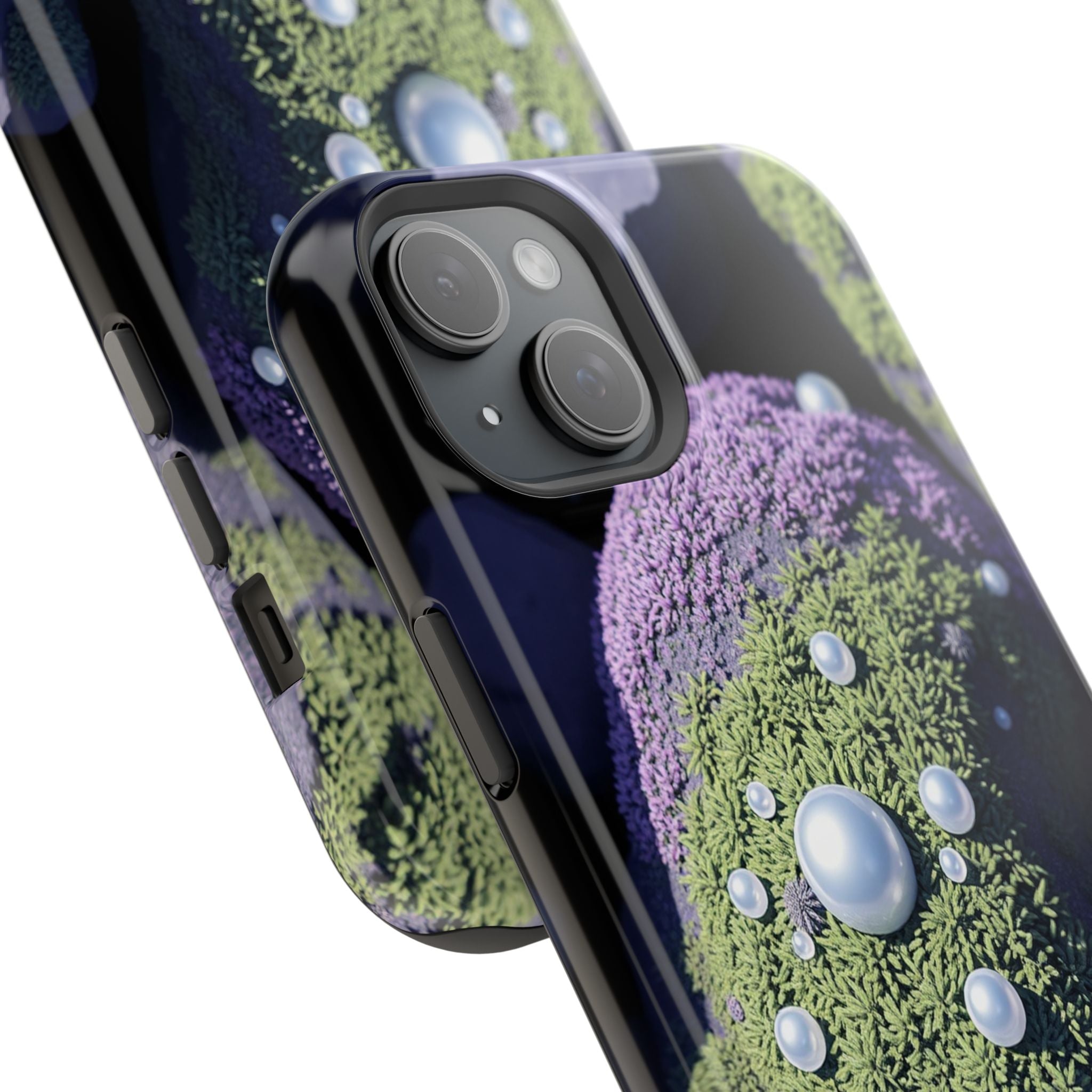 iPhone Moss Covered Rocks Electric Art Slim Everyday Designer Case · iPhone Case