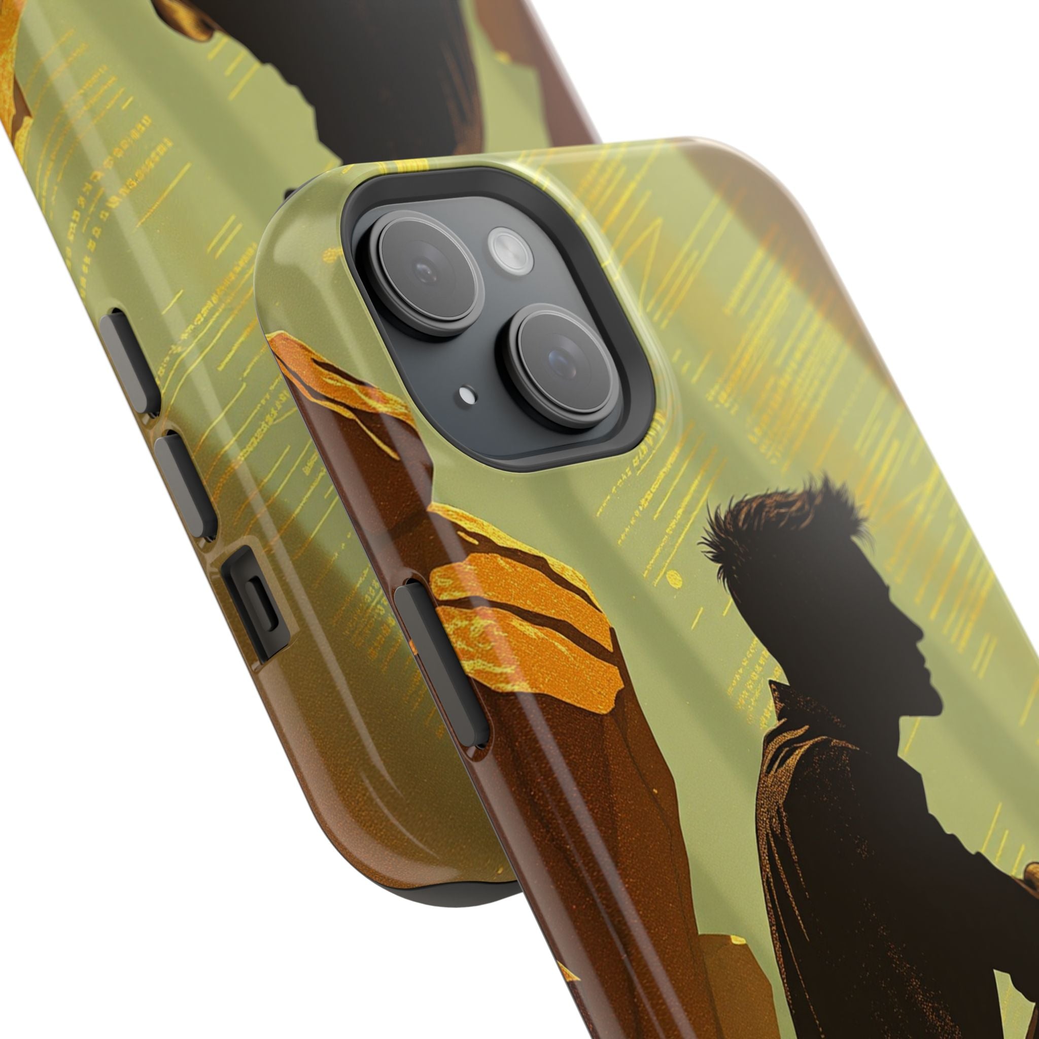 iPhone Mustard And Rust Overthinking Again Slim Everyday Designer Case · iPhone