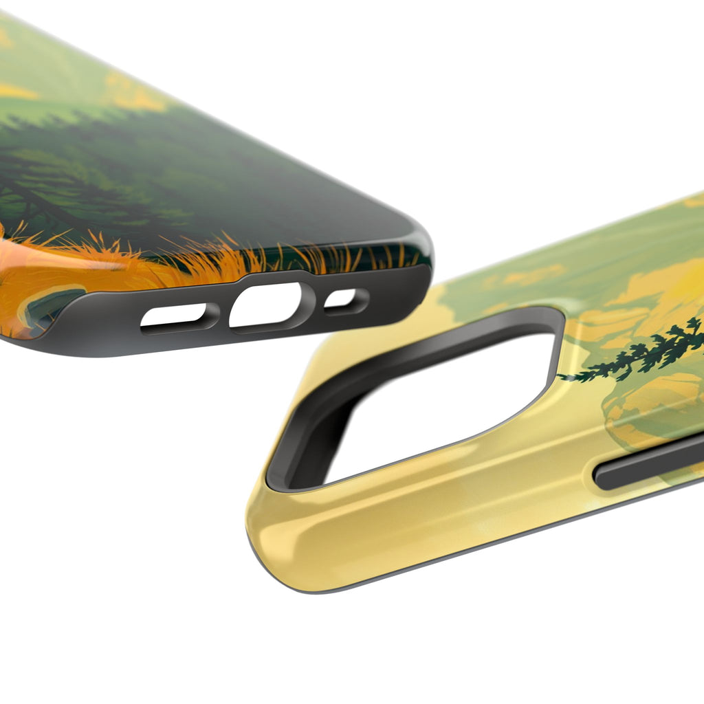 iPhone Pine Ridge Oil Painting Impressionist Slim iPhone Everyday · iPhone Case