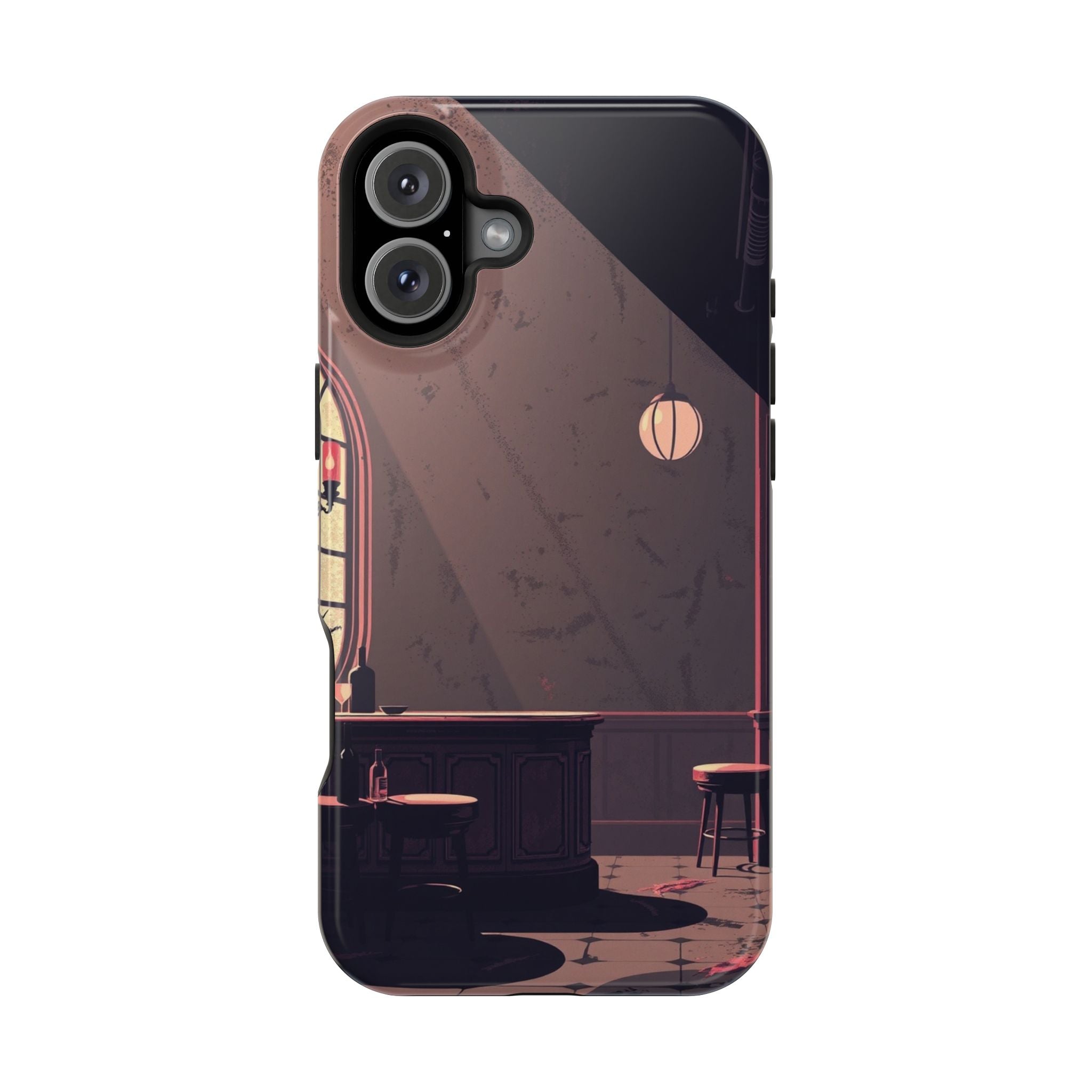iPhone Speakeasy Dark Grunge Distressed Slim Everyday Designer Case · iPhone Cas