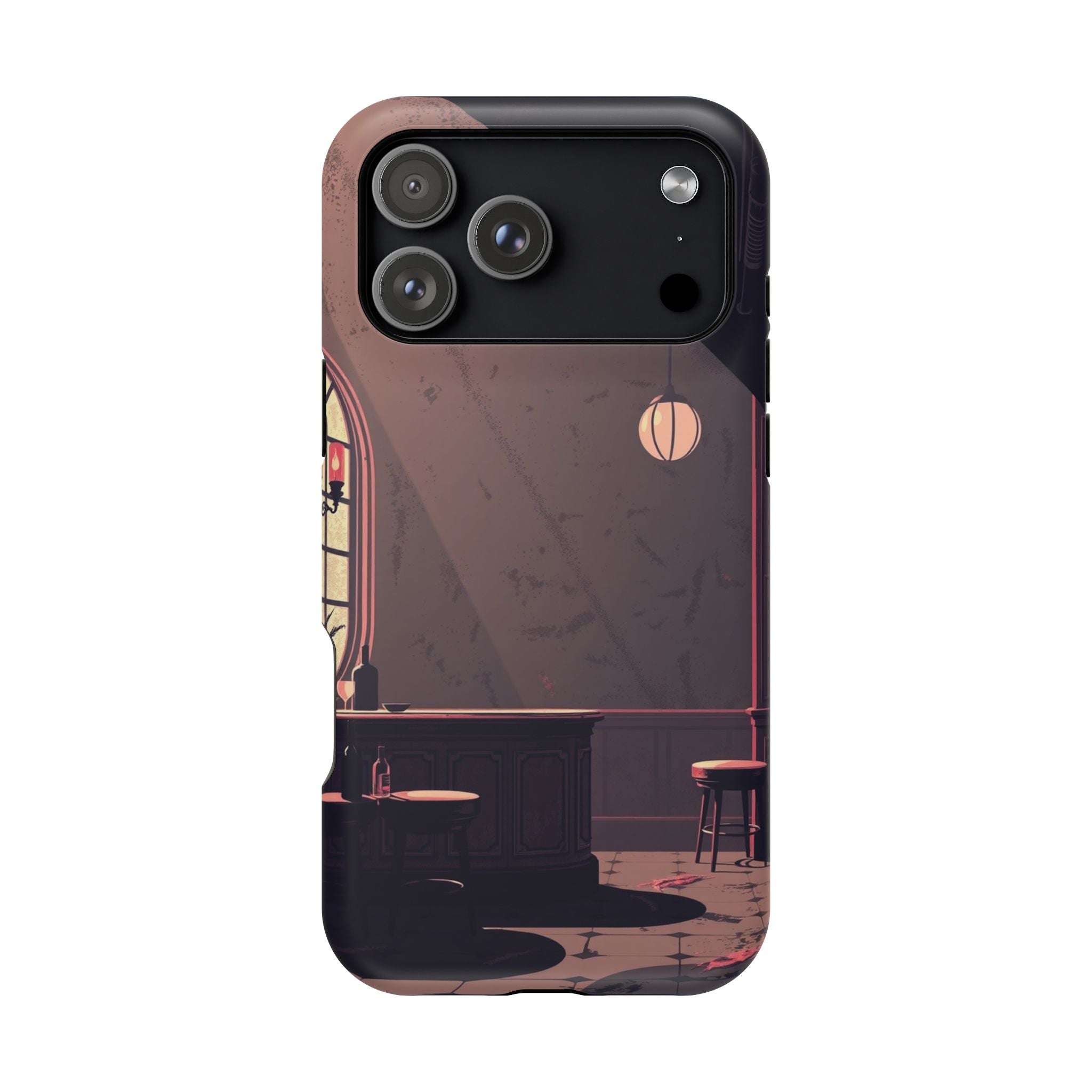 iPhone Speakeasy Dark Grunge Distressed Slim Everyday Designer Case · iPhone Cas