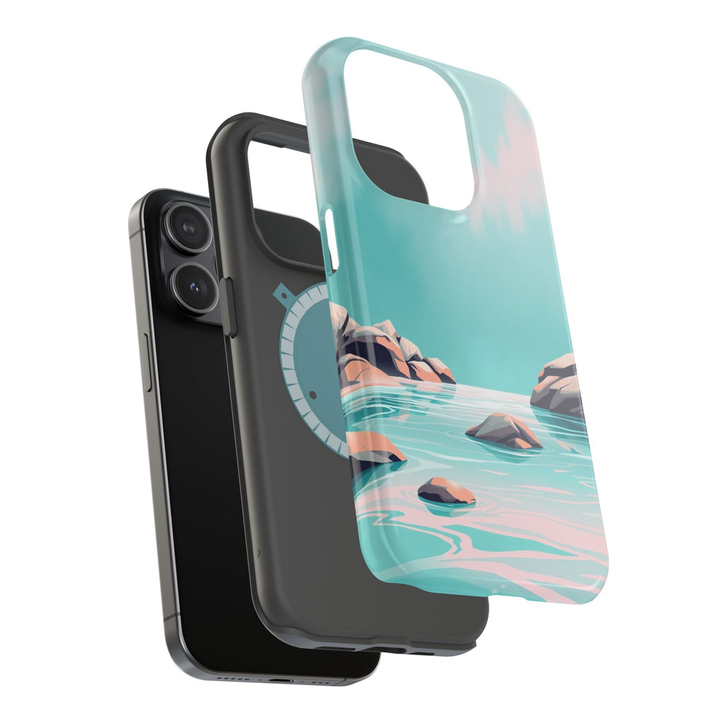 iPhone Vibrant Tidal Pool Design Bold Modern Everyday Snap Case · iPhone Case