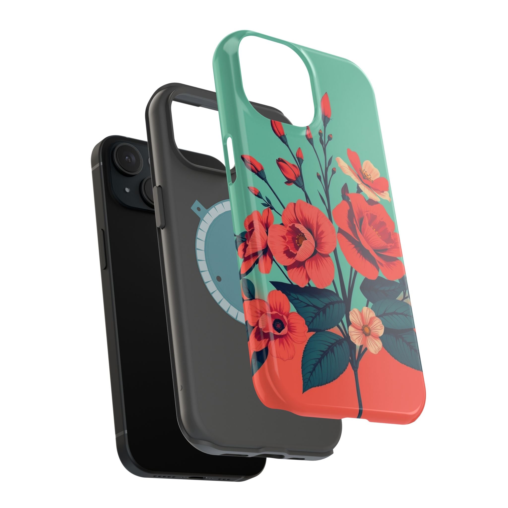 iPhone Pin-up Floral Cinematic Art Bold Modern Everyday Snap Case · iPhone Case