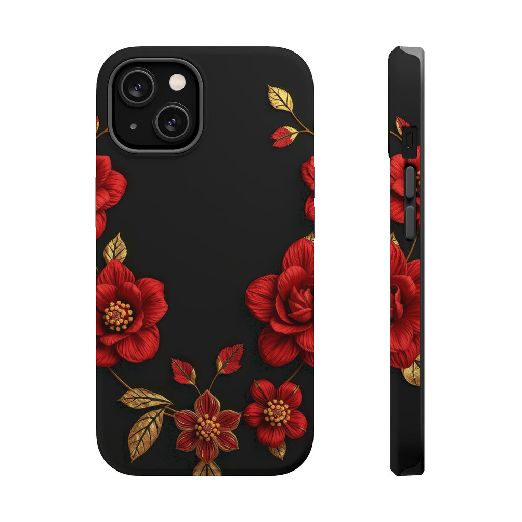 iPhone Floral Gold Foil 3D Digital Bold Modern Everyday Snap Case · iPhone Case
