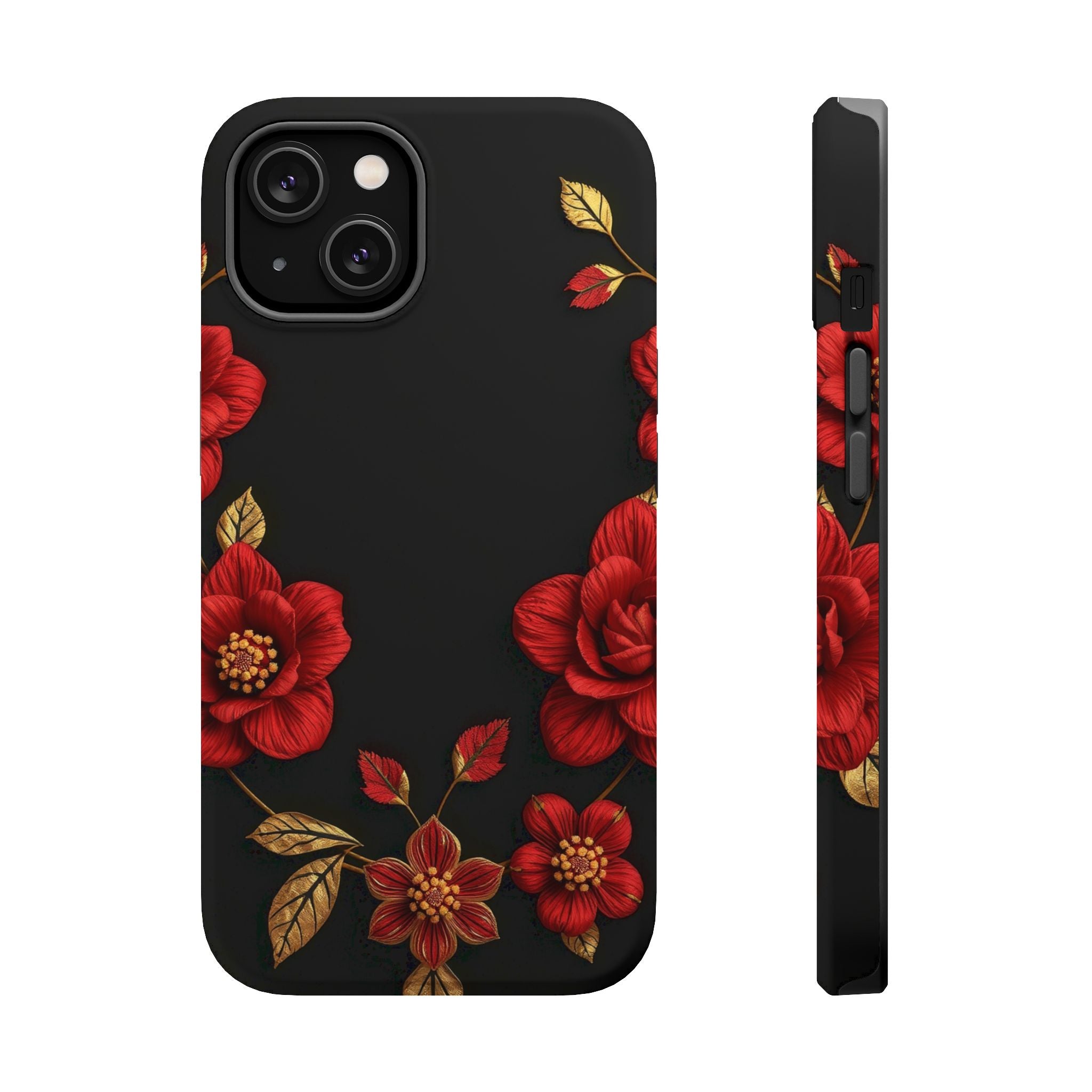 iPhone Floral Gold Foil 3D Digital Bold Modern Everyday Snap Case · iPhone Case