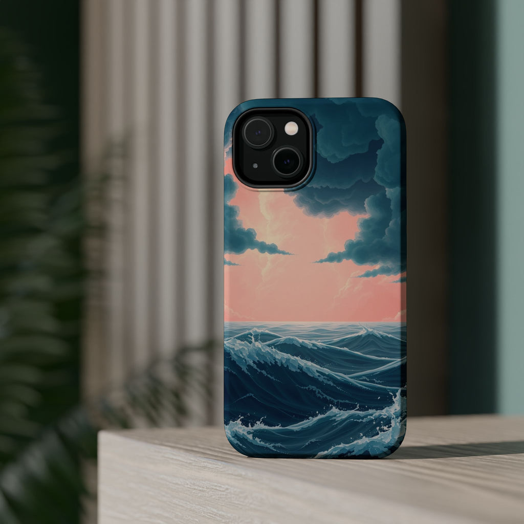 iPhone Storm at Sea 3D Digital Slim Everyday Designer Case · iPhone Case