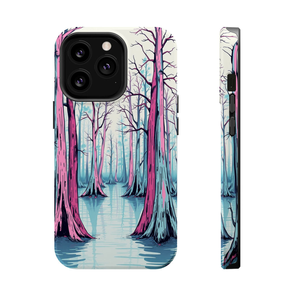 iPhone Cypress Swamp Hand-Drawn Sketch Slim Everyday Designer Case · iPhone Case