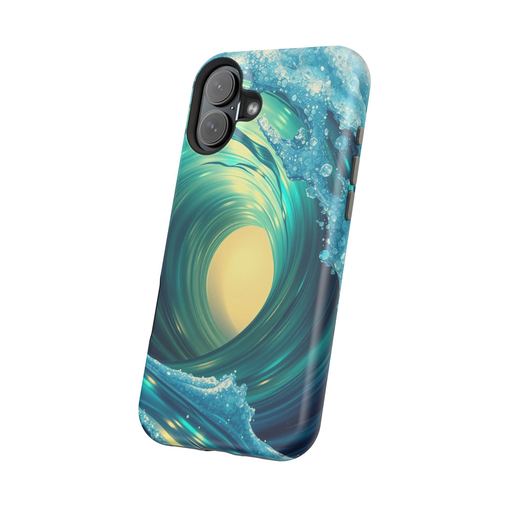 iPhone Ocean Wave Crash Holographic Iridescent Soft iPhone Finish · iPhone Case