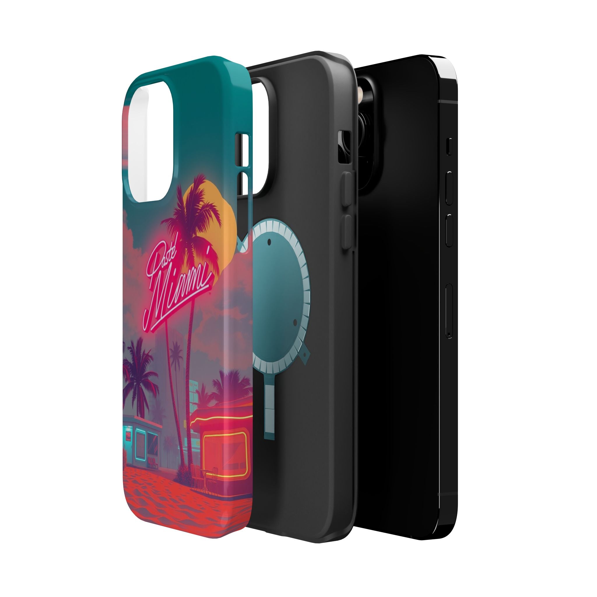 iPhone 1980s Pastel Miami Enchanted Art Slim Everyday Designer Case · iPhone Cas