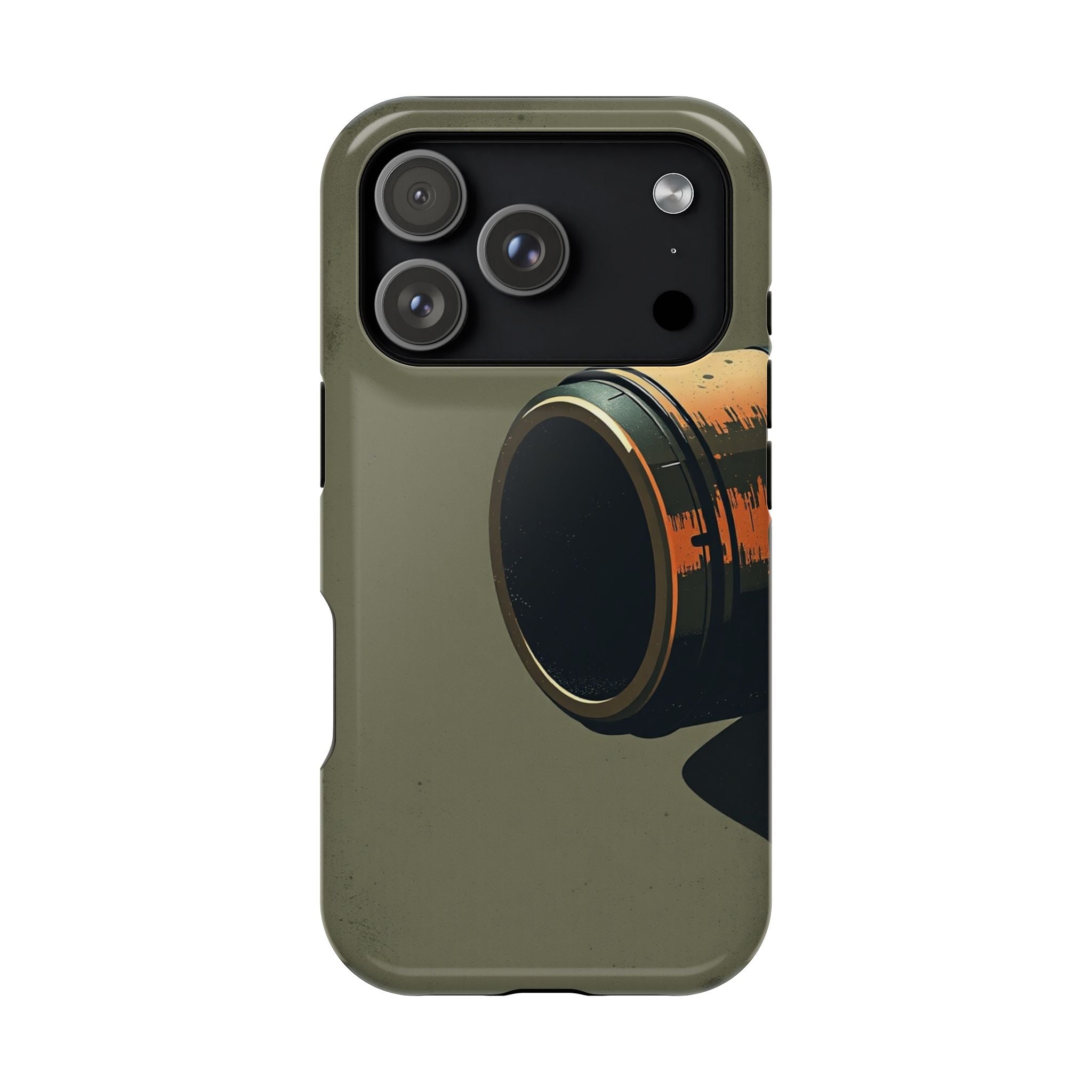 iPhone Charcoal And Copper Vintage Postcard Slim Everyday Designer Case · iPhone