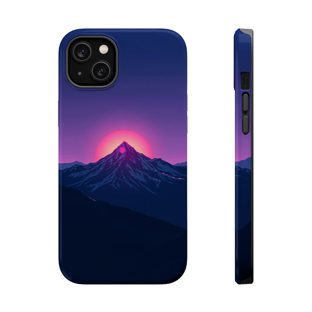 iPhone Mountain at Sunrise Electric Art Slim Everyday iPhone 15 · iPhone Case