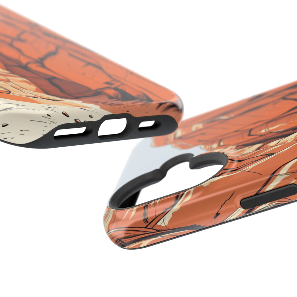 iPhone Burnt Orange And Sand Canyon Wall Slim Everyday iPhone Designer · iPhone