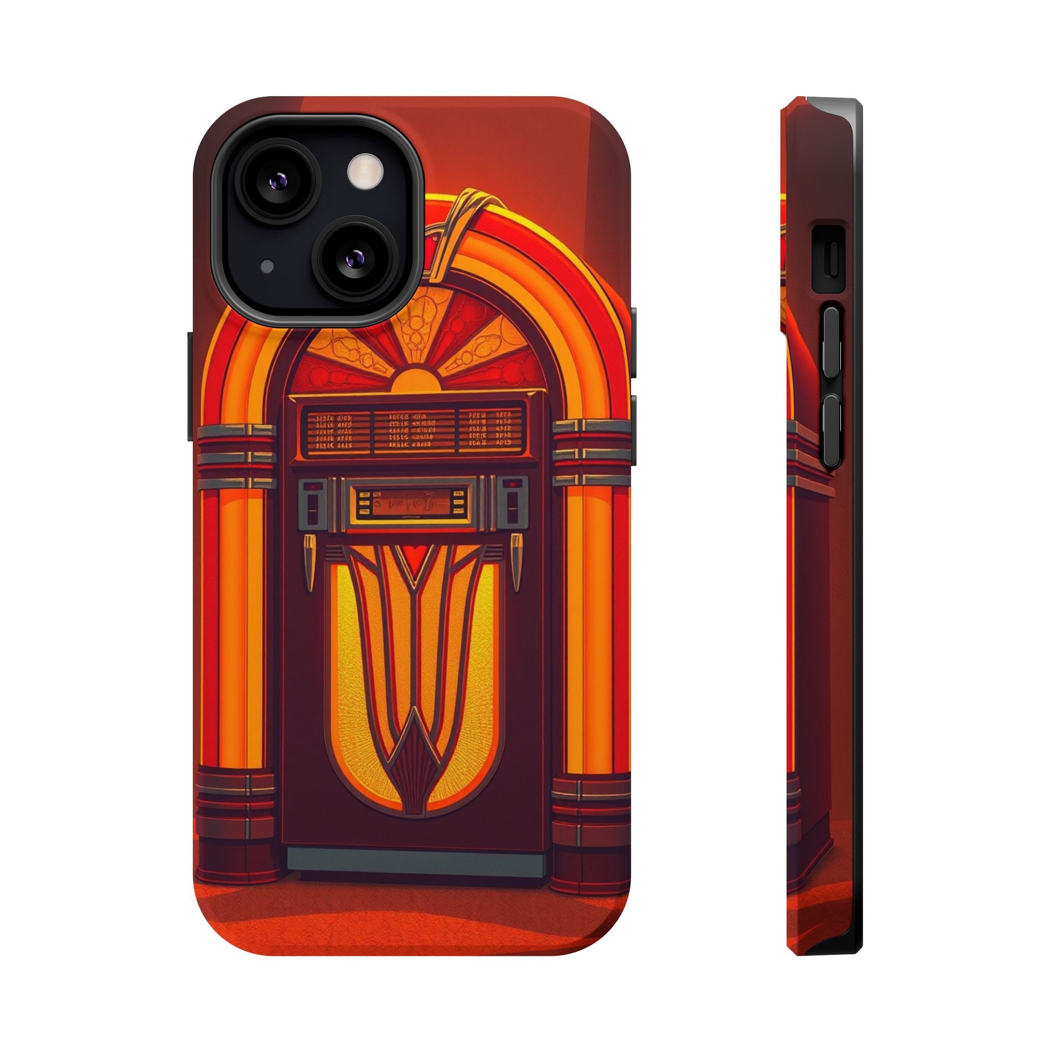 iPhone Jukebox Glow Pop Art Bold Bold Modern Everyday Snap Case · iPhone Case