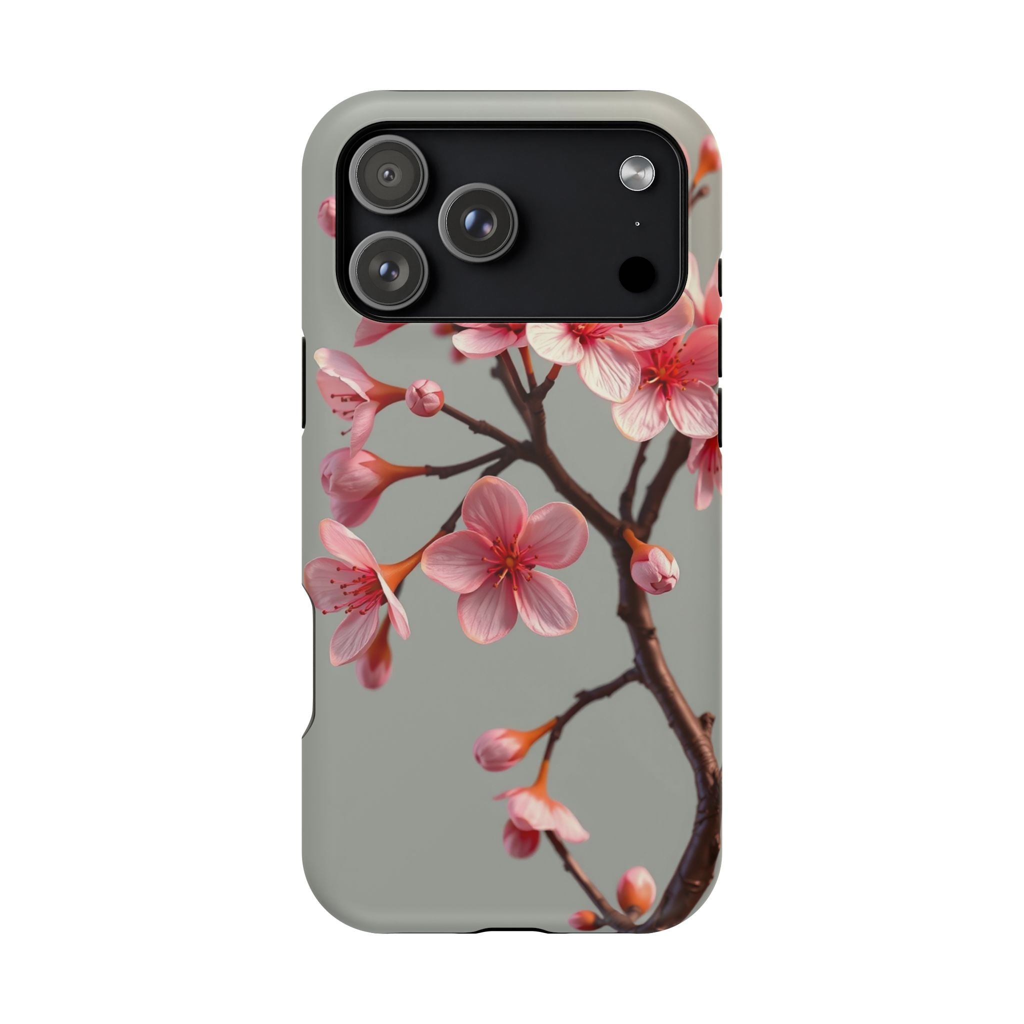 iPhone Mustard And Rust Cherry Blossom Slim Everyday Designer Case · iPhone Case