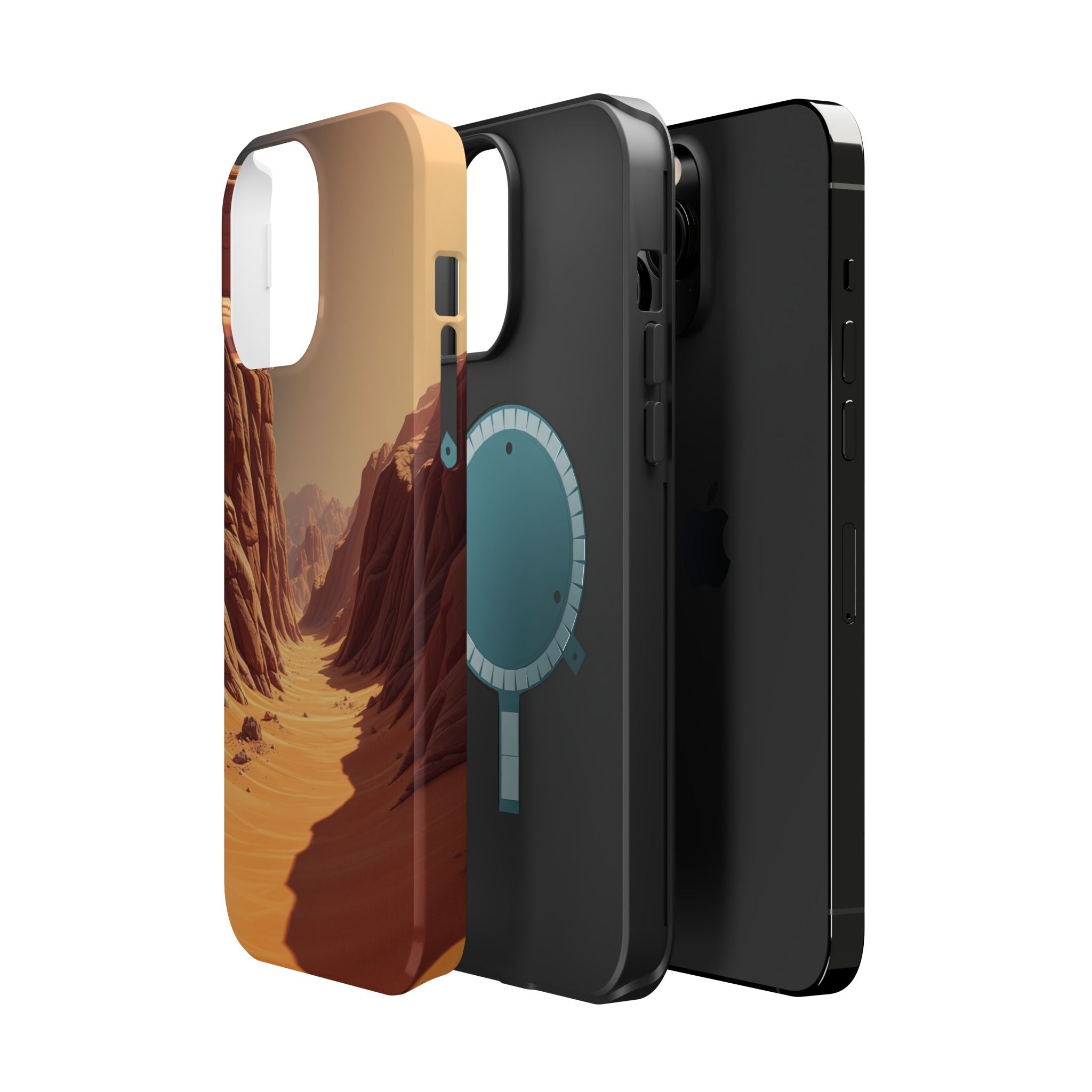 iPhone Burnt Orange And Sand Valley Floor Slim iPhone 20 Everyday · iPhone Case