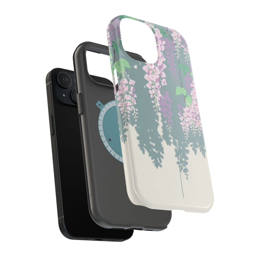 iPhone Dreamy Wisteria Cascade Design Slim Everyday Designer Case · iPhone Case
