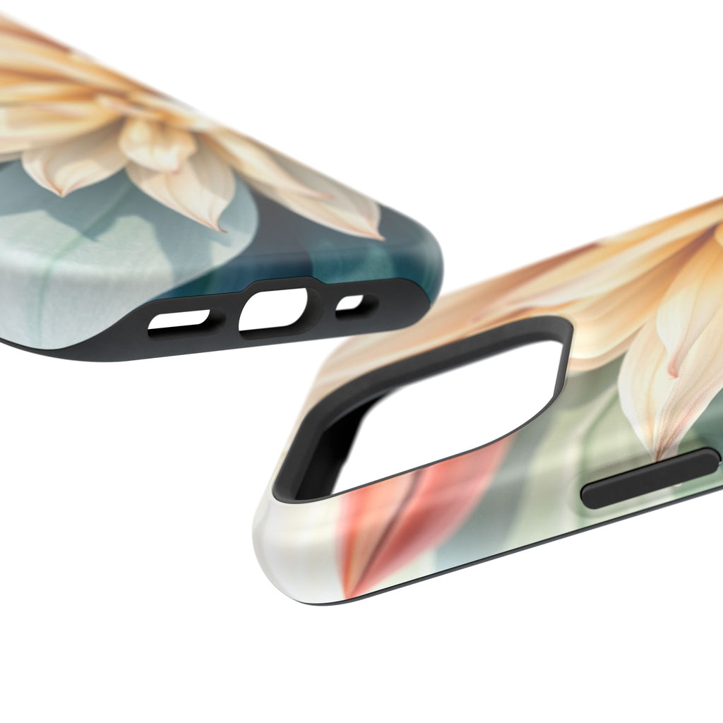 iPhone Neon Floral Radiant Design Clean Minimal Snap Case · iPhone Case