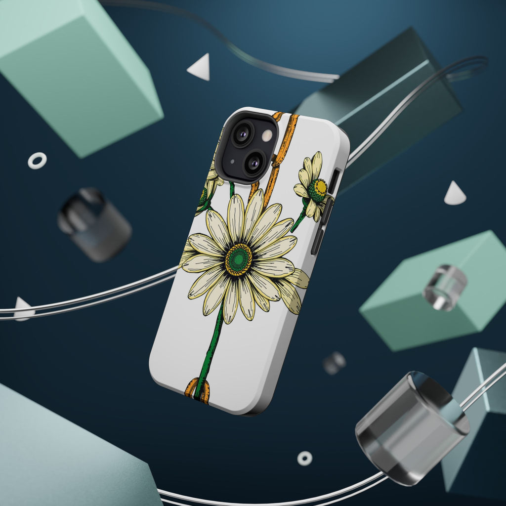 iPhone Daisy Chain Dark Gothic Ink Bold Modern Everyday Snap Case · iPhone Case