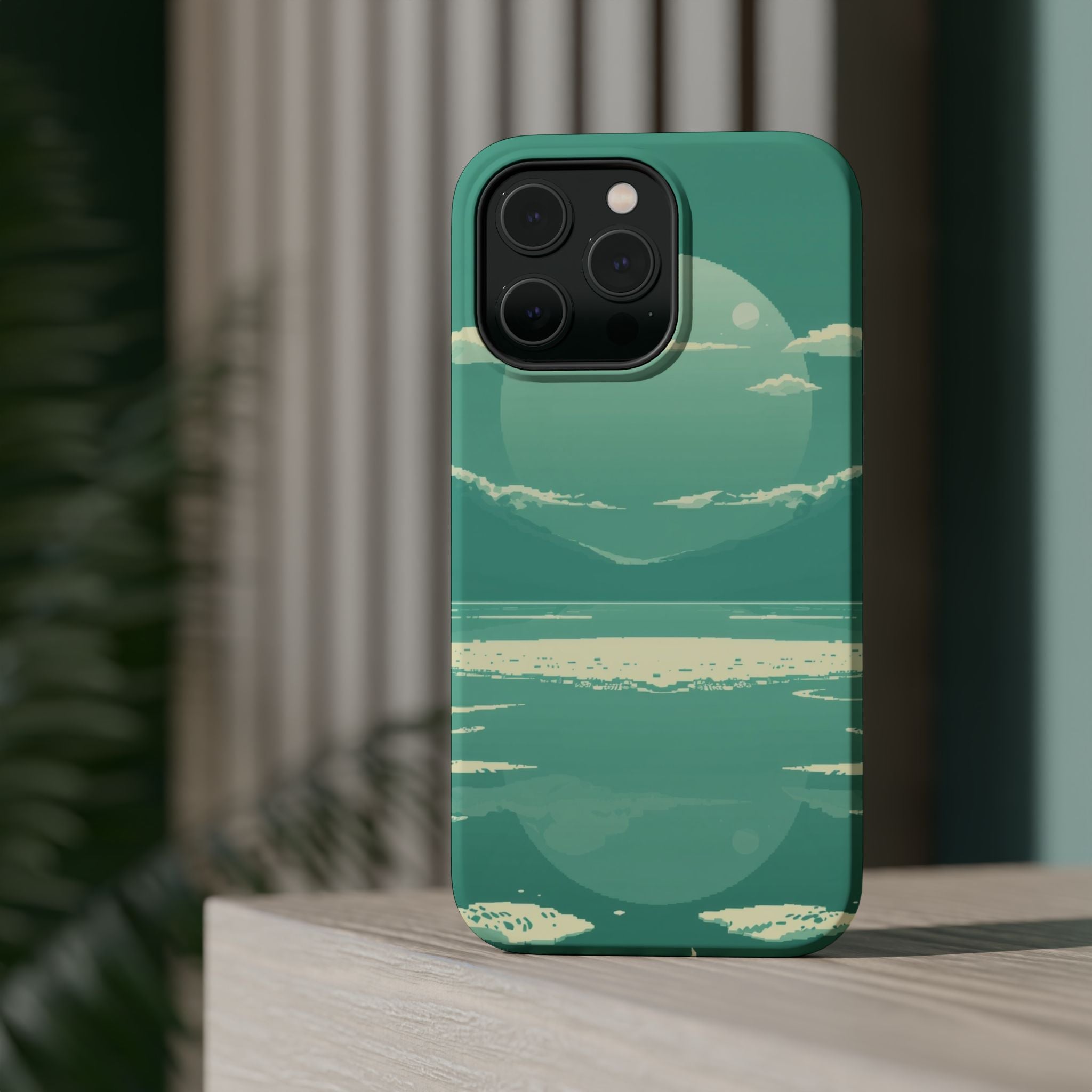 iPhone Earthy Salt Flat Mirror Design Slim Everyday iPhone 13 Designer · iPhone