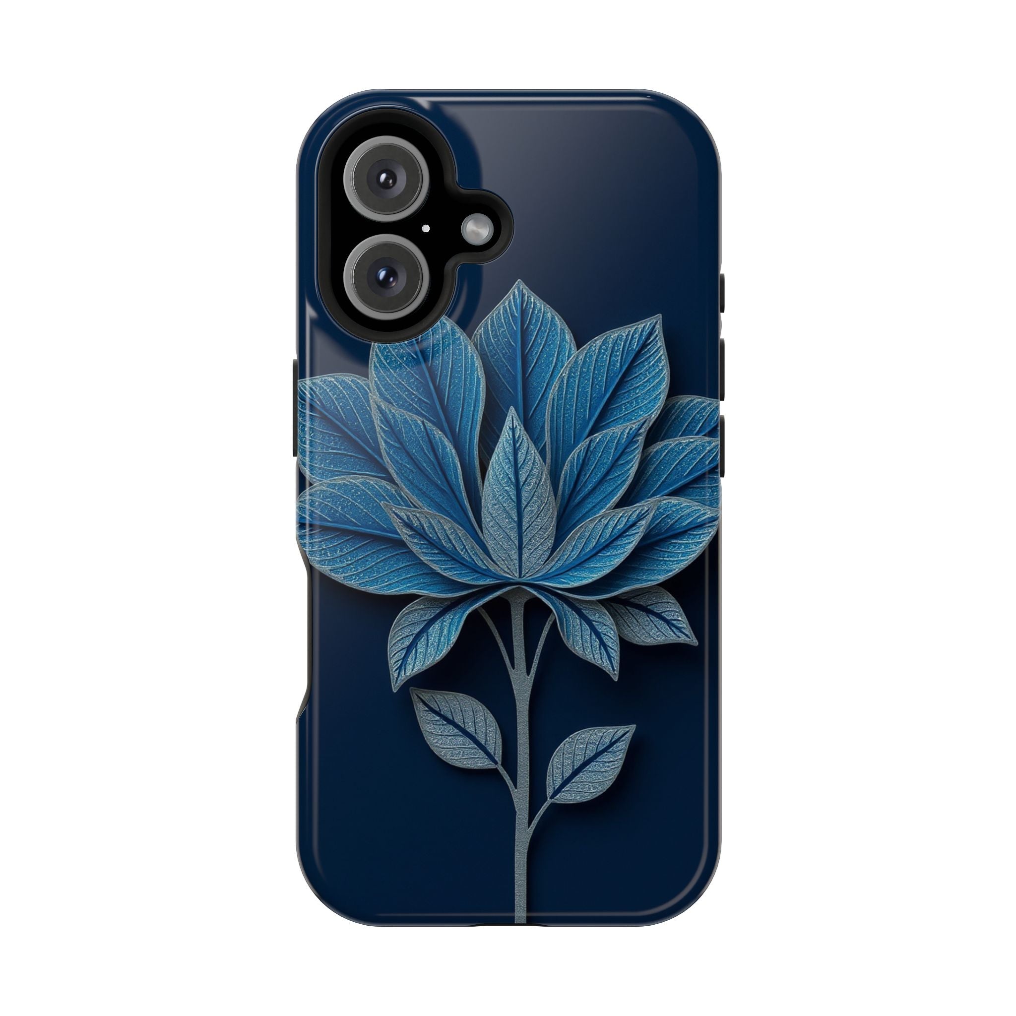 iPhone Night Bloomer Paper Cut Art Bold Modern Everyday Snap Case · iPhone Case