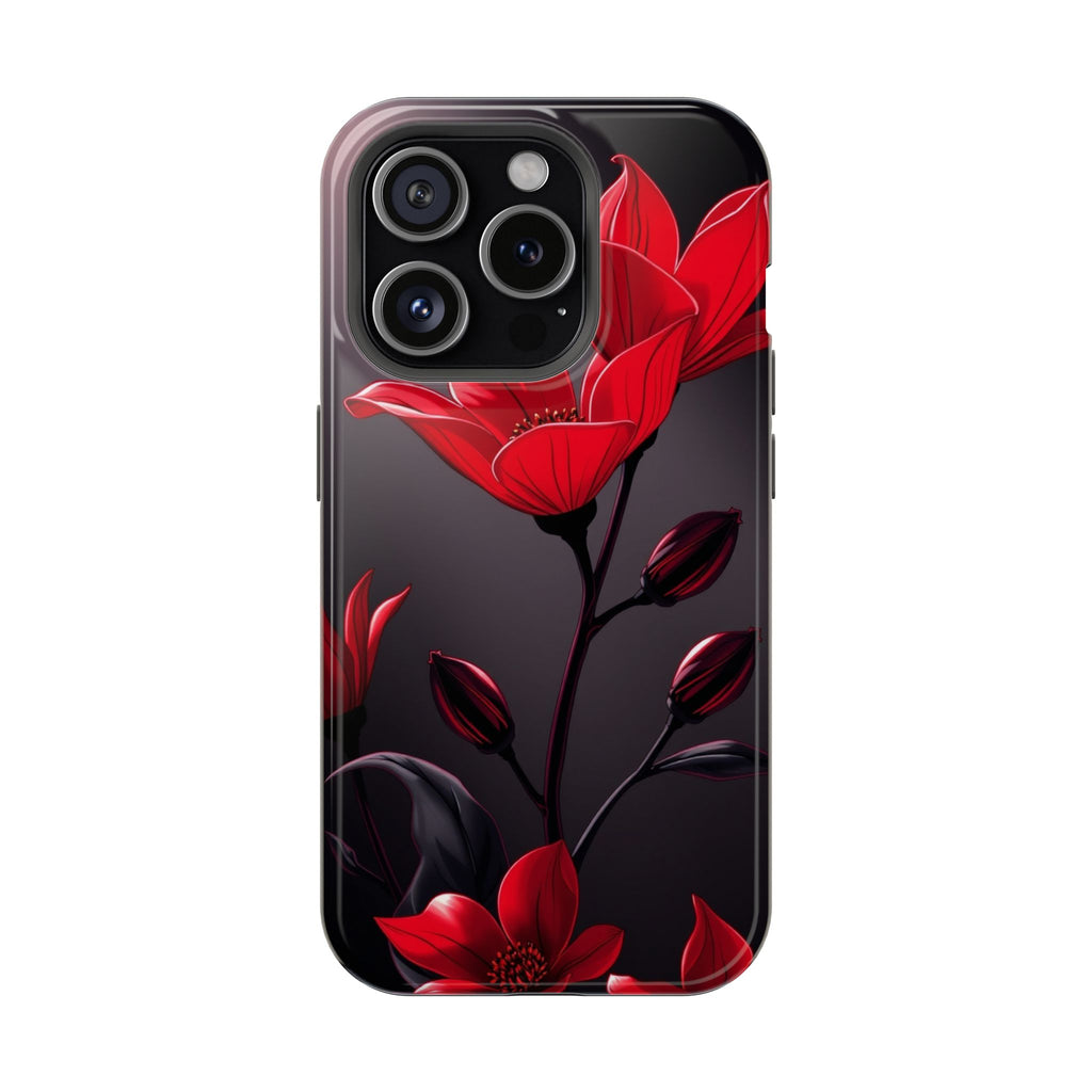 iPhone Dreamy Neon Floral Design Bold Modern Everyday Snap Case · iPhone Case