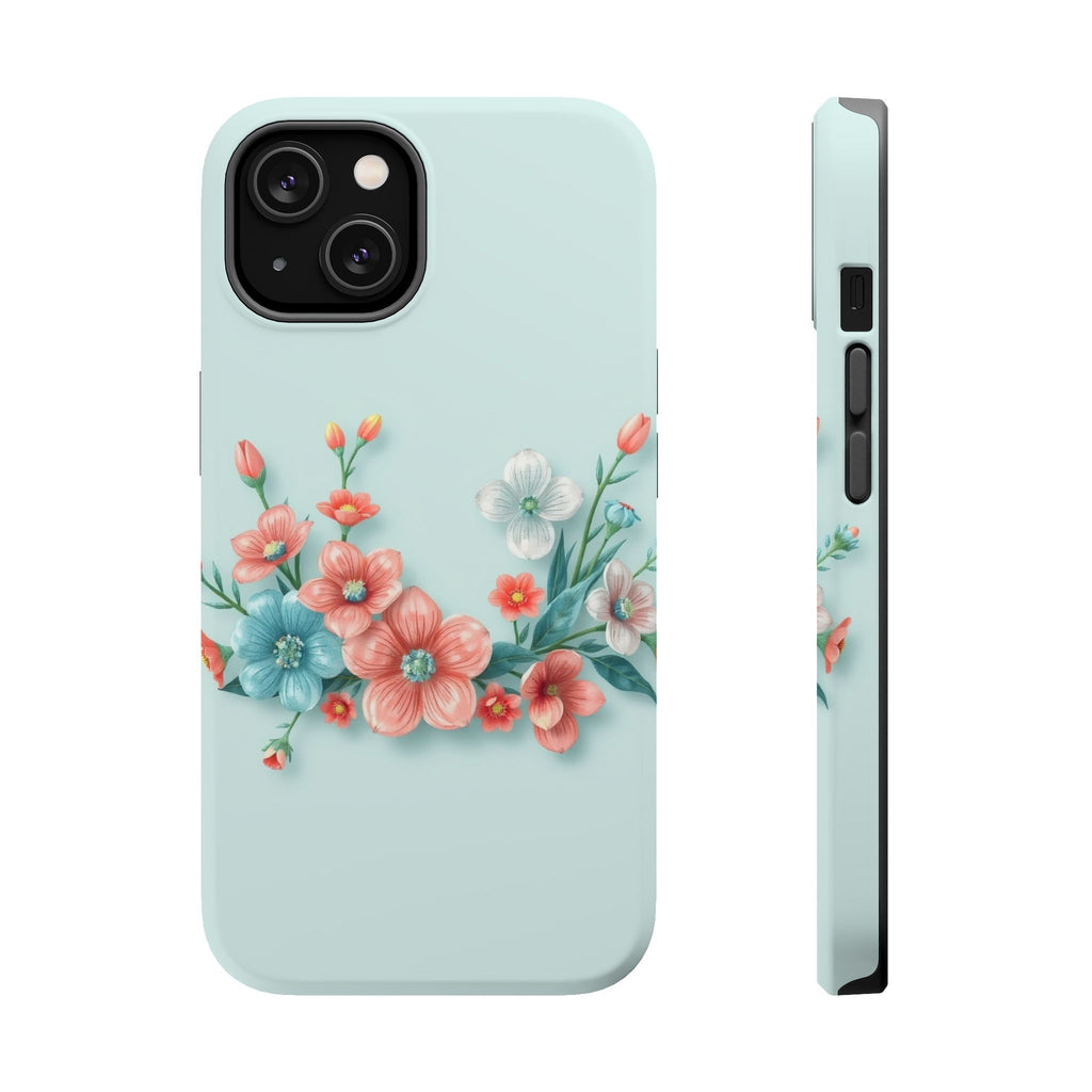 iPhone Serene Floral Crown Design Bold Modern Everyday Snap Case · iPhone Case