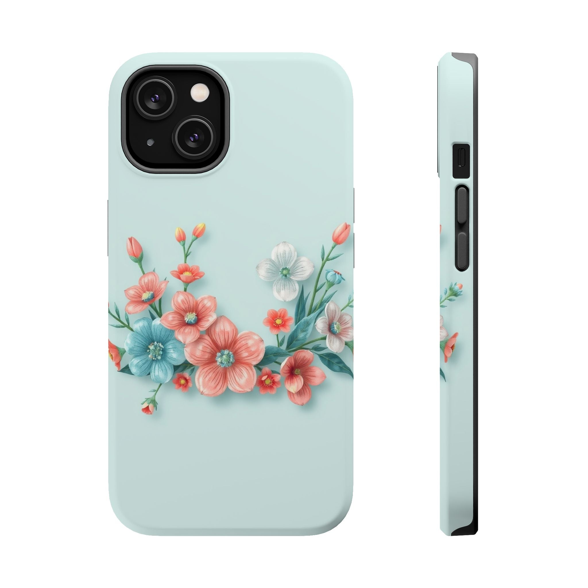 iPhone Serene Floral Crown Design Bold Modern Everyday Snap Case · iPhone Case