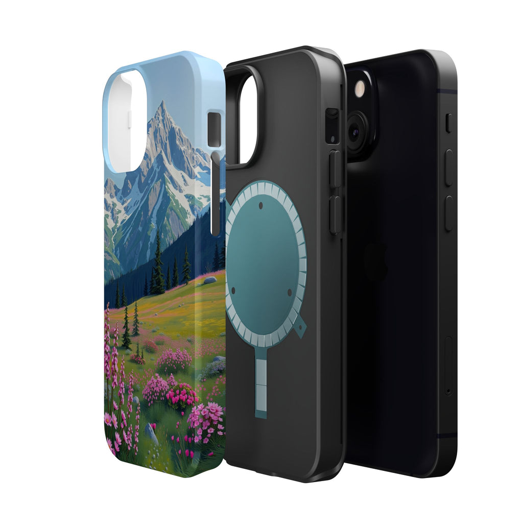 iPhone Earthy Alpine Meadow Design Bold Modern Everyday Snap Case · iPhone Case